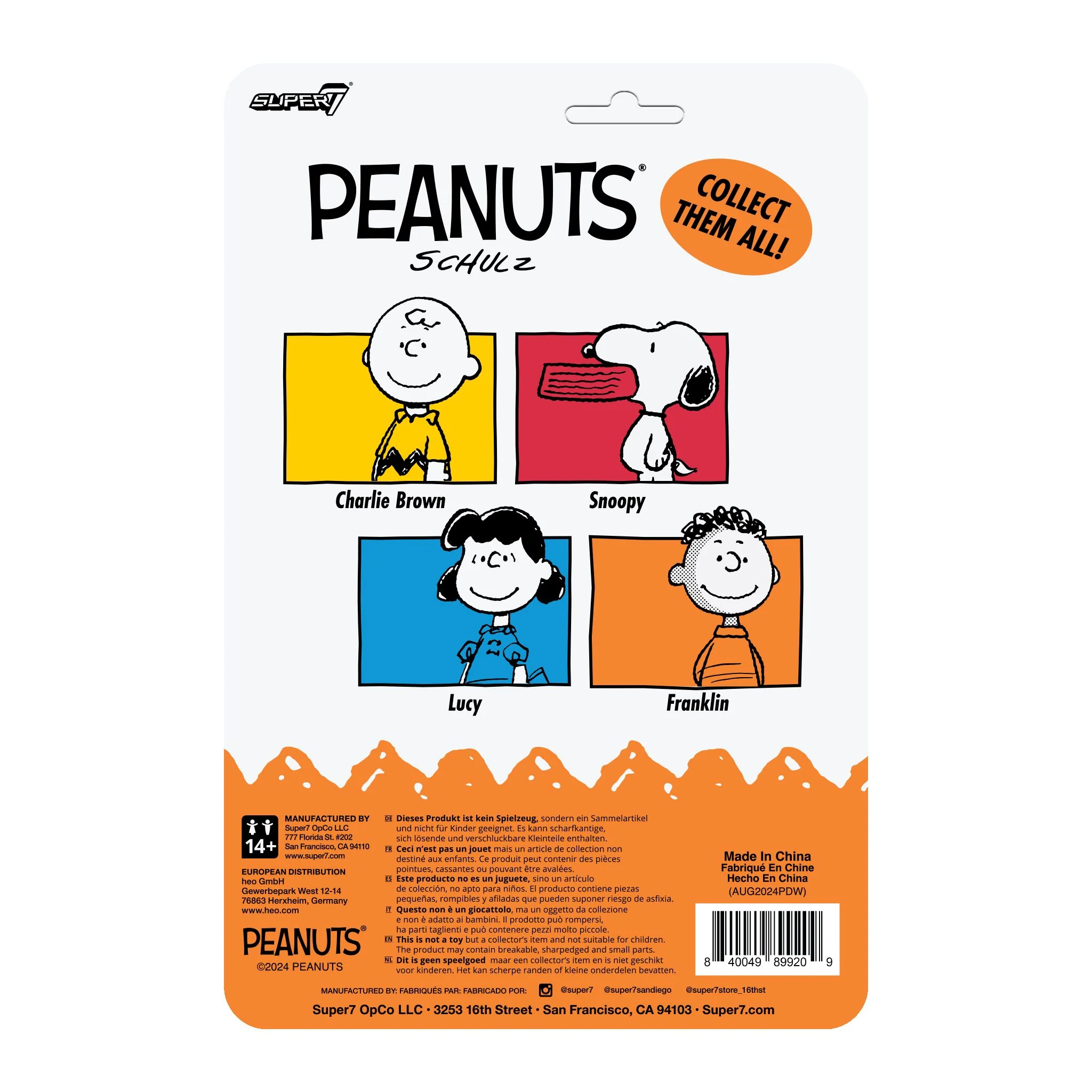Peanuts ReAction Figures Wave 07 - Franklin - Image 4
