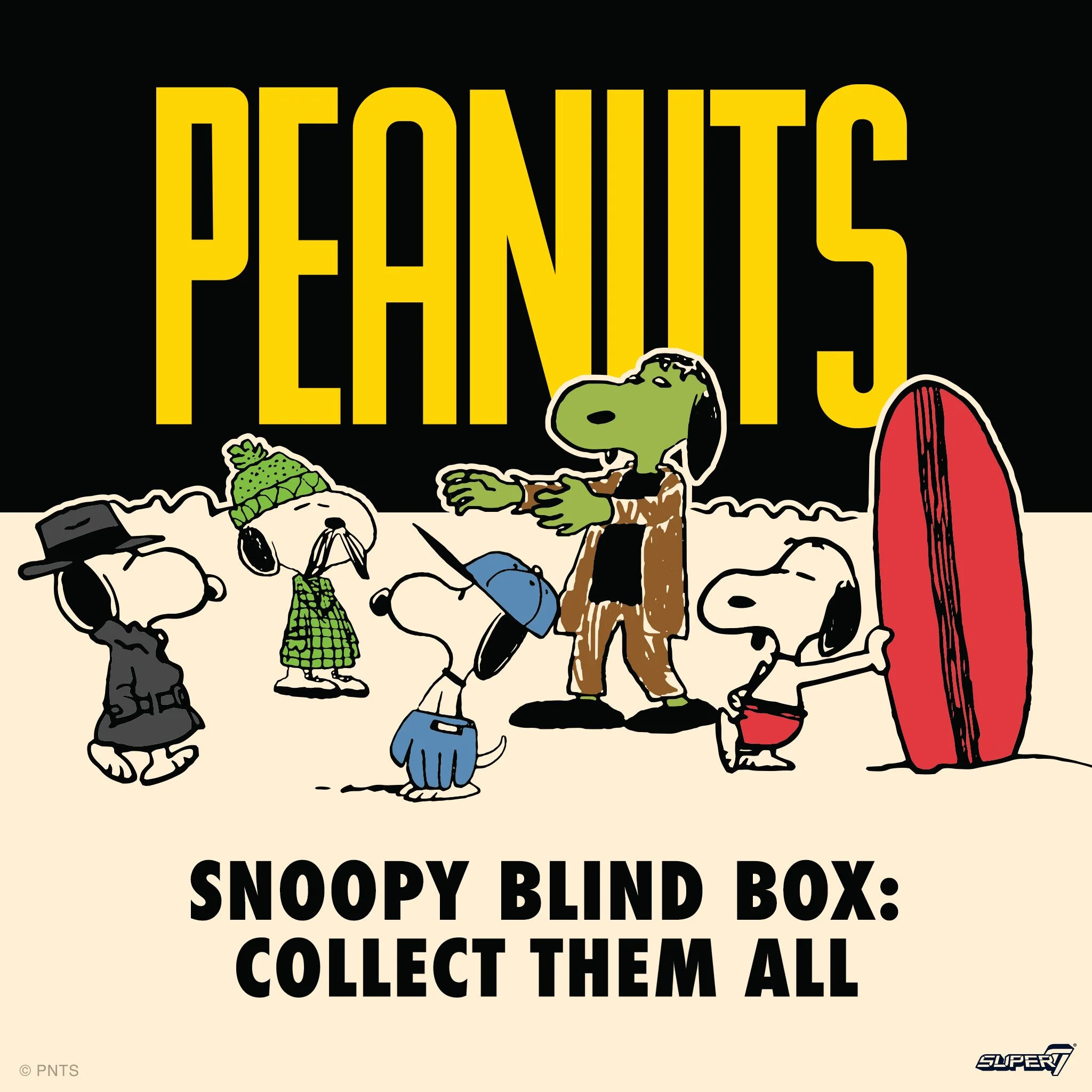 Peanuts ReAction Snoopy Blind Box - Blind Box Flat - Image 6