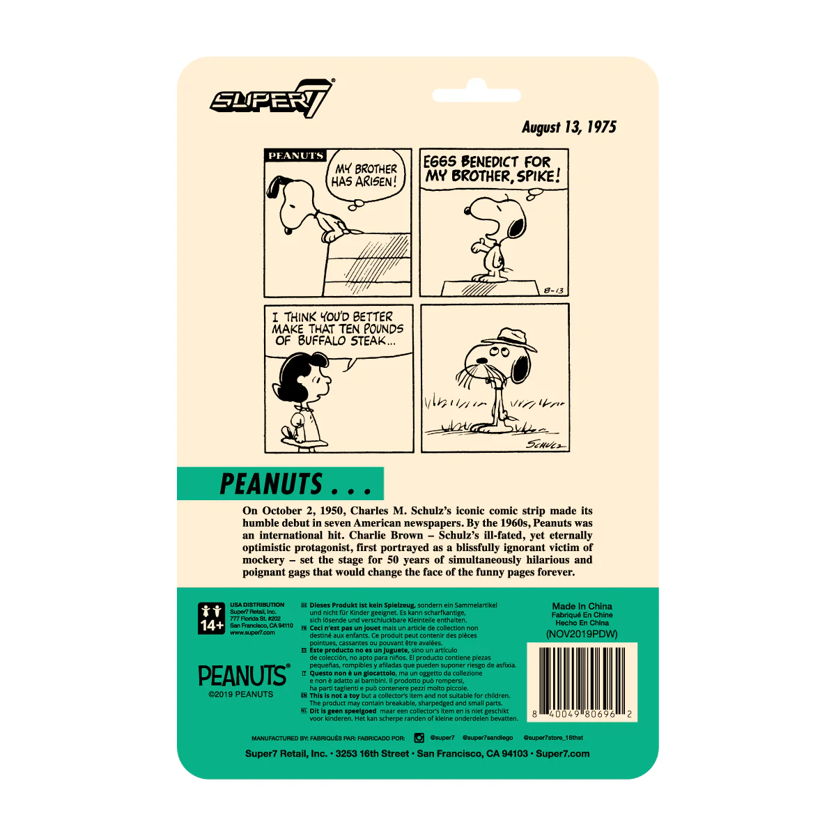 Peanuts ReAction Wave 2 - Spike - Image 3