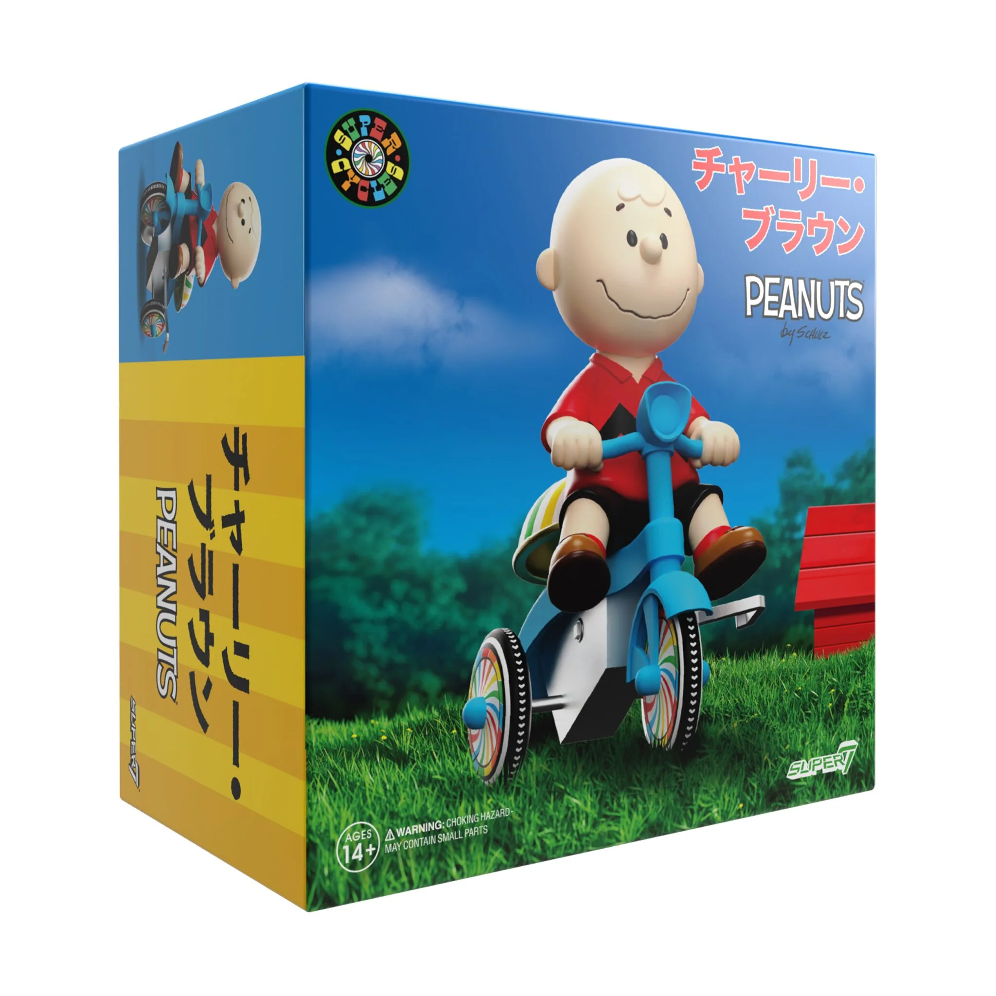 Peanuts Super Cycles - Charlie Brown (Red Shirt w/ Blue Trike) - Image 3
