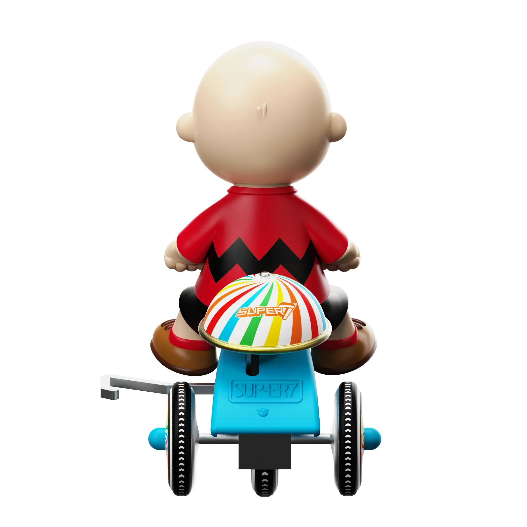 Peanuts Super Cycles - Charlie Brown (Red Shirt w/ Blue Trike) - Image 5