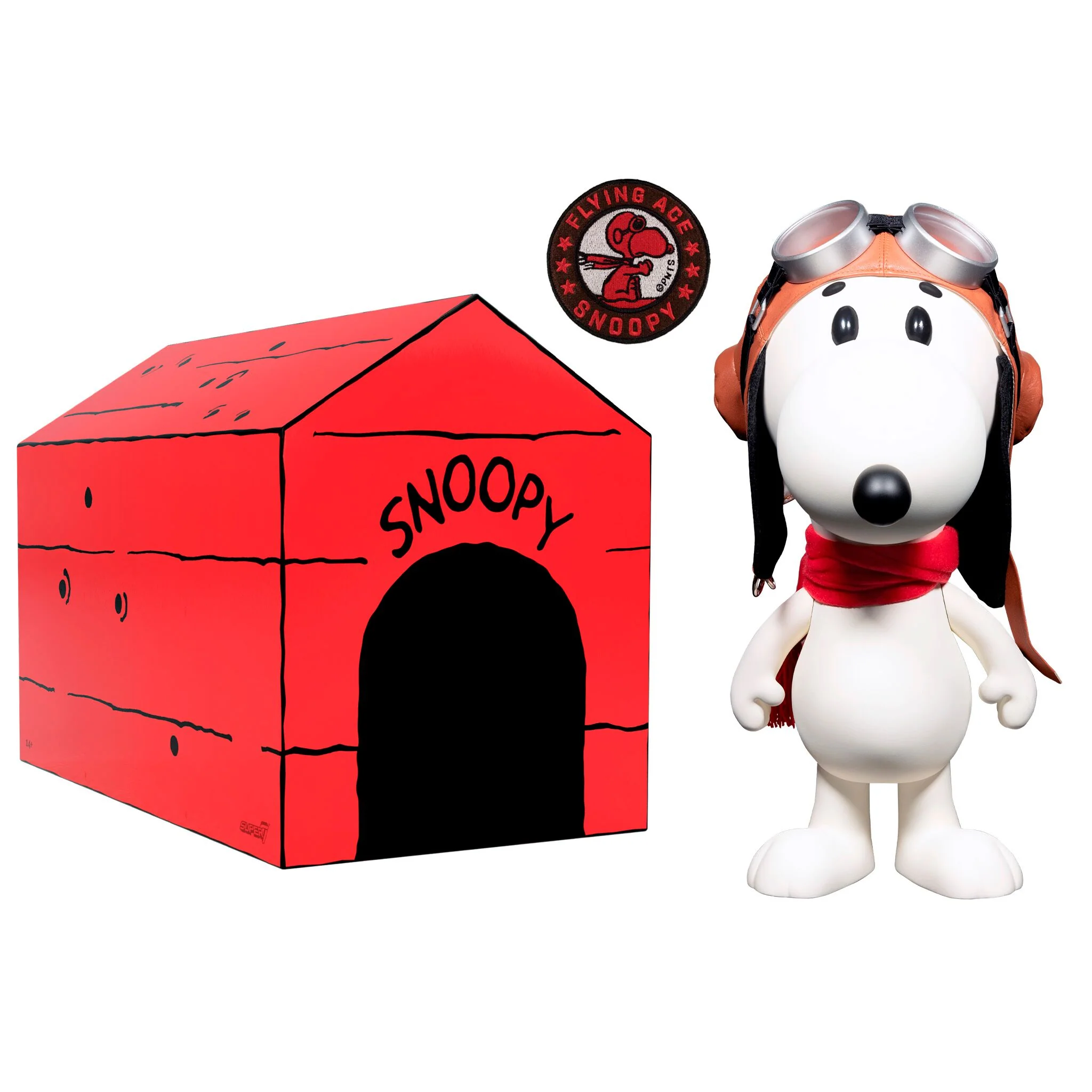 Peanuts SuperSize Vinyl Figure - Snoopy Flying Ace [Doghouse Box]