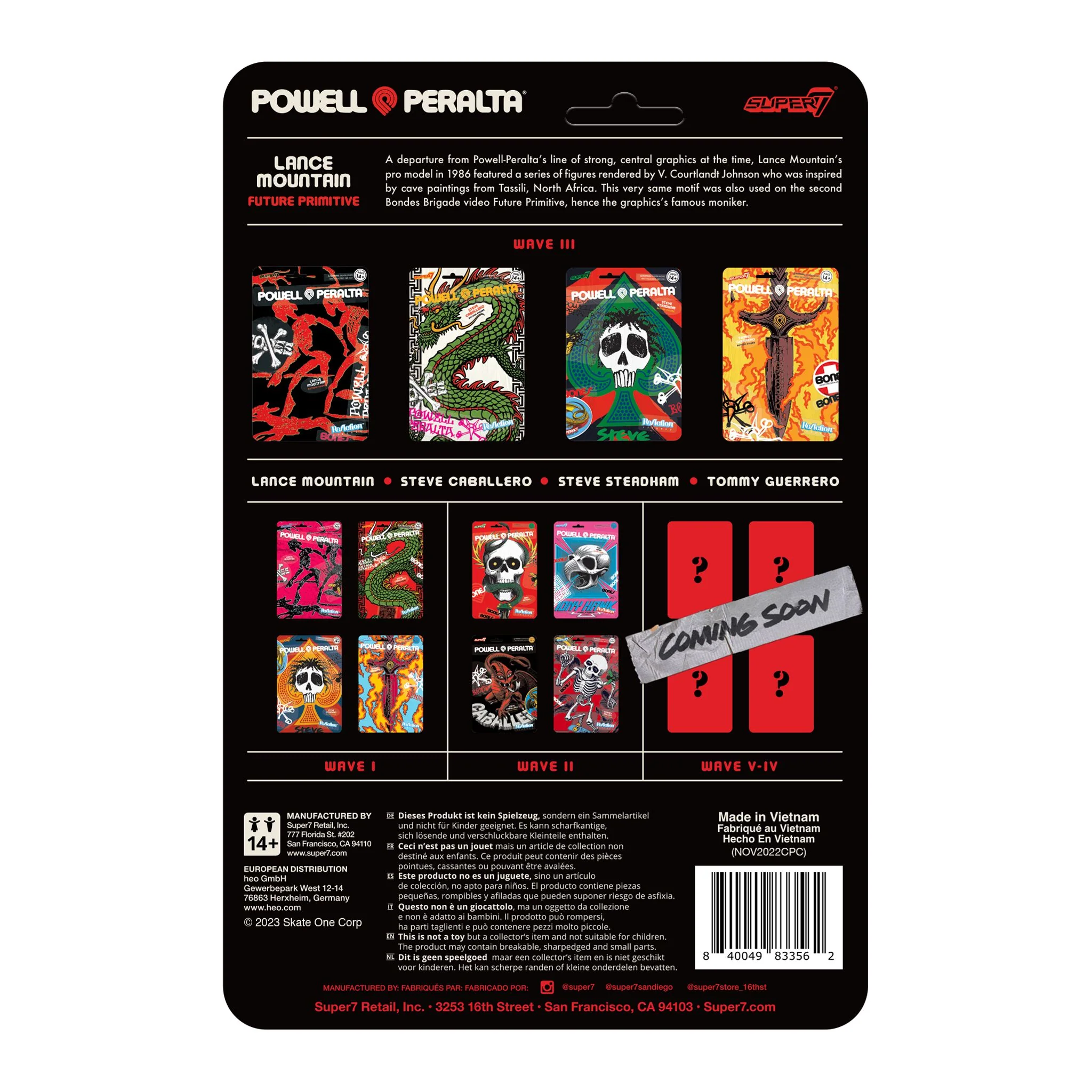 Powell-Peralta ReAction Figure Wave 3 - Lance Mountain (Lava Rock) - Image 4