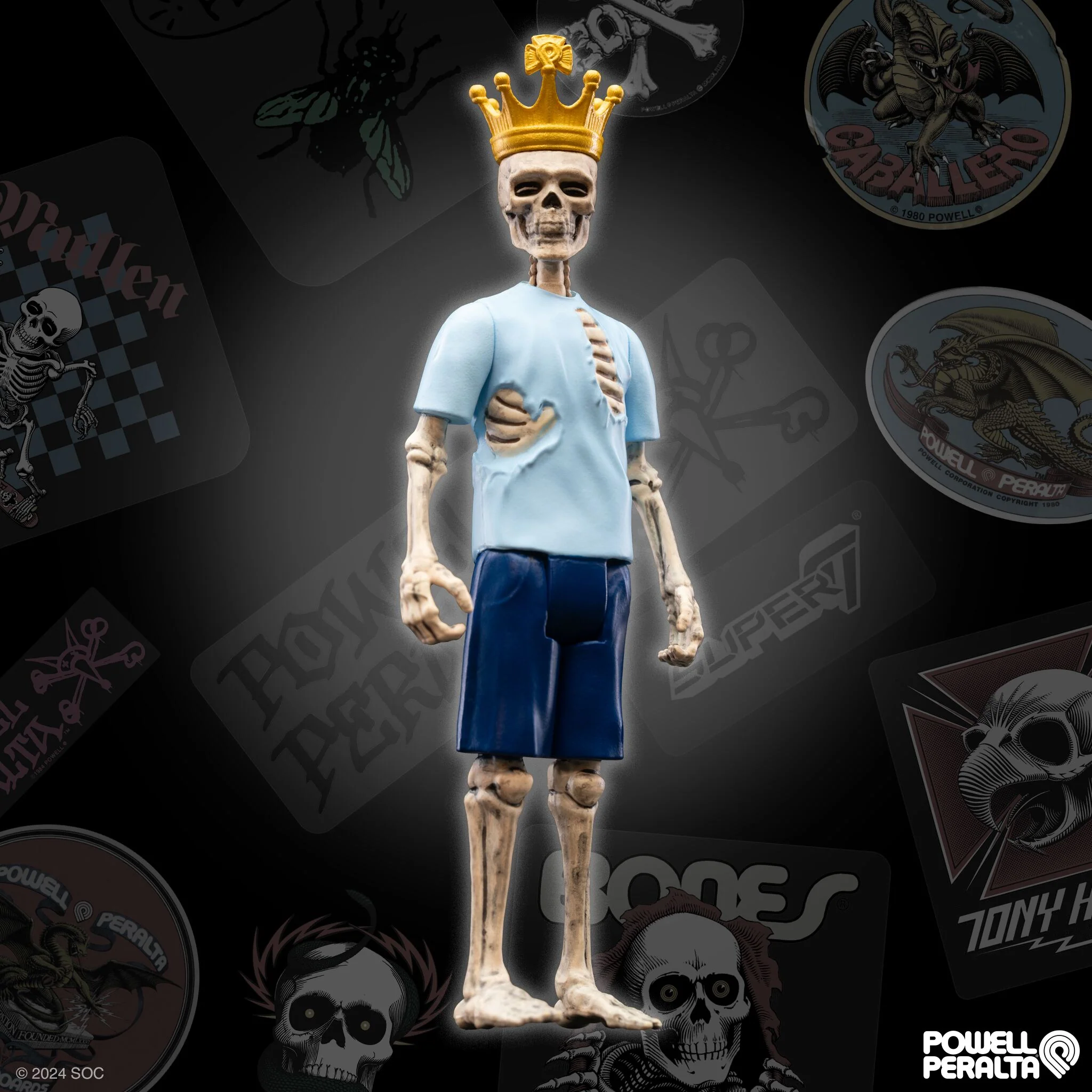 Powell-Peralta ReAction Figures Wave 5 - Tony Hawk, Mike McGill, Steve Caballero, and Rodney Mullen - Image 6