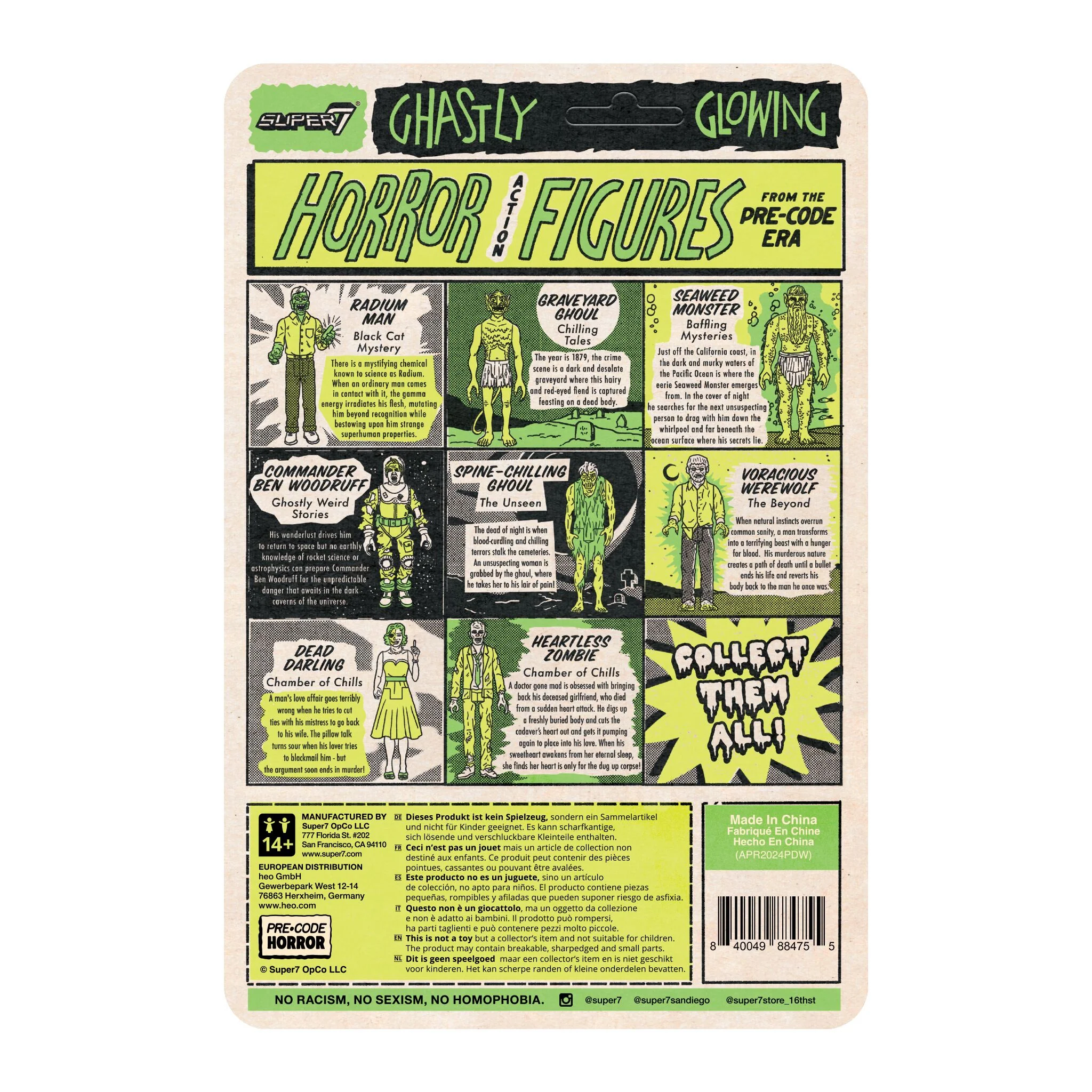Pre-Code Horror ReAction Figures Wave 04 - Chamber of Chills 23 - Heartless Zombie (Glow) - Image 5