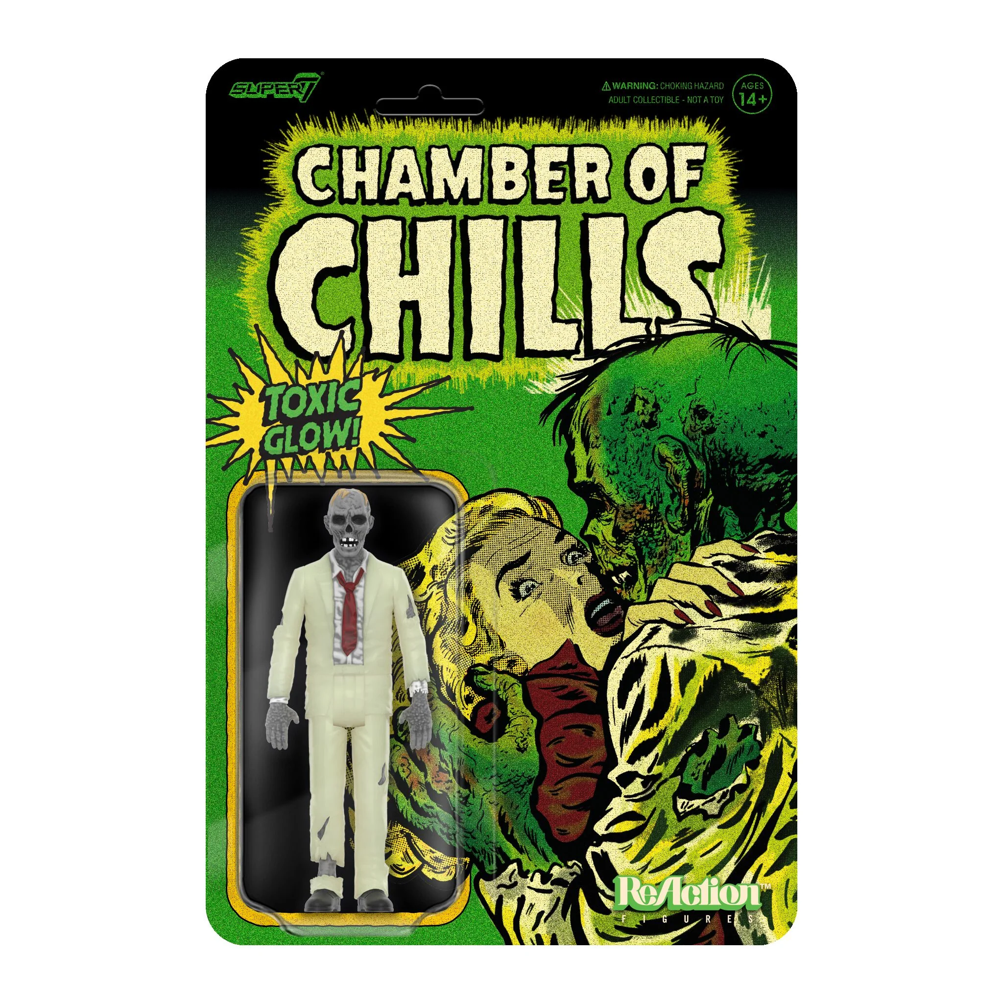 Pre-Code Horror ReAction Figures Wave 4 - Heartless Zombie, Voracious Werewolf, Spine-Chilling Ghoul & Dead Darling (Glow) - Image 13