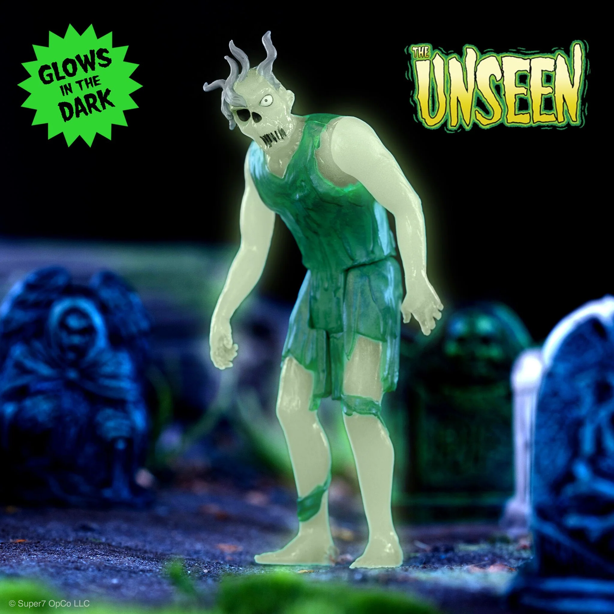 Pre-Code Horror ReAction Figures Wave 4 - Heartless Zombie, Voracious Werewolf, Spine-Chilling Ghoul & Dead Darling (Glow) - Image 3