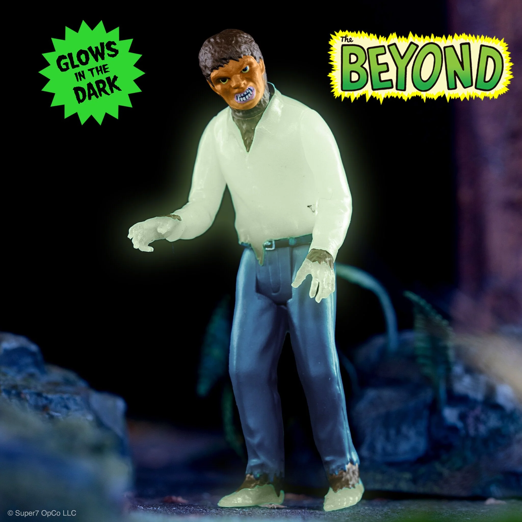 Pre-Code Horror ReAction Figures Wave 4 - Heartless Zombie, Voracious Werewolf, Spine-Chilling Ghoul & Dead Darling (Glow) - Image 6