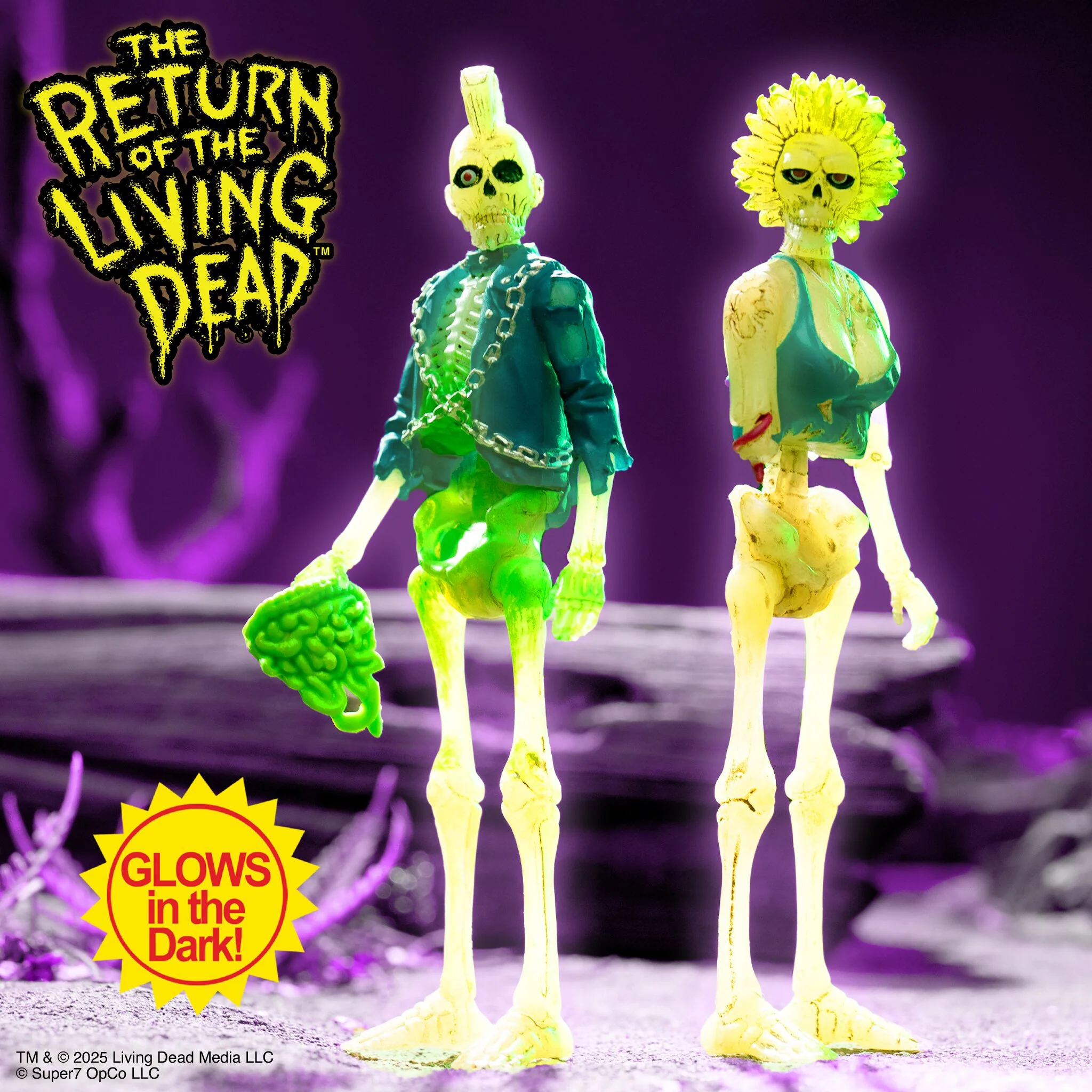 Return of the Living Dead ReAction Figures Wave 05 - Zombie Suicide (Monster Glow) - Image 3