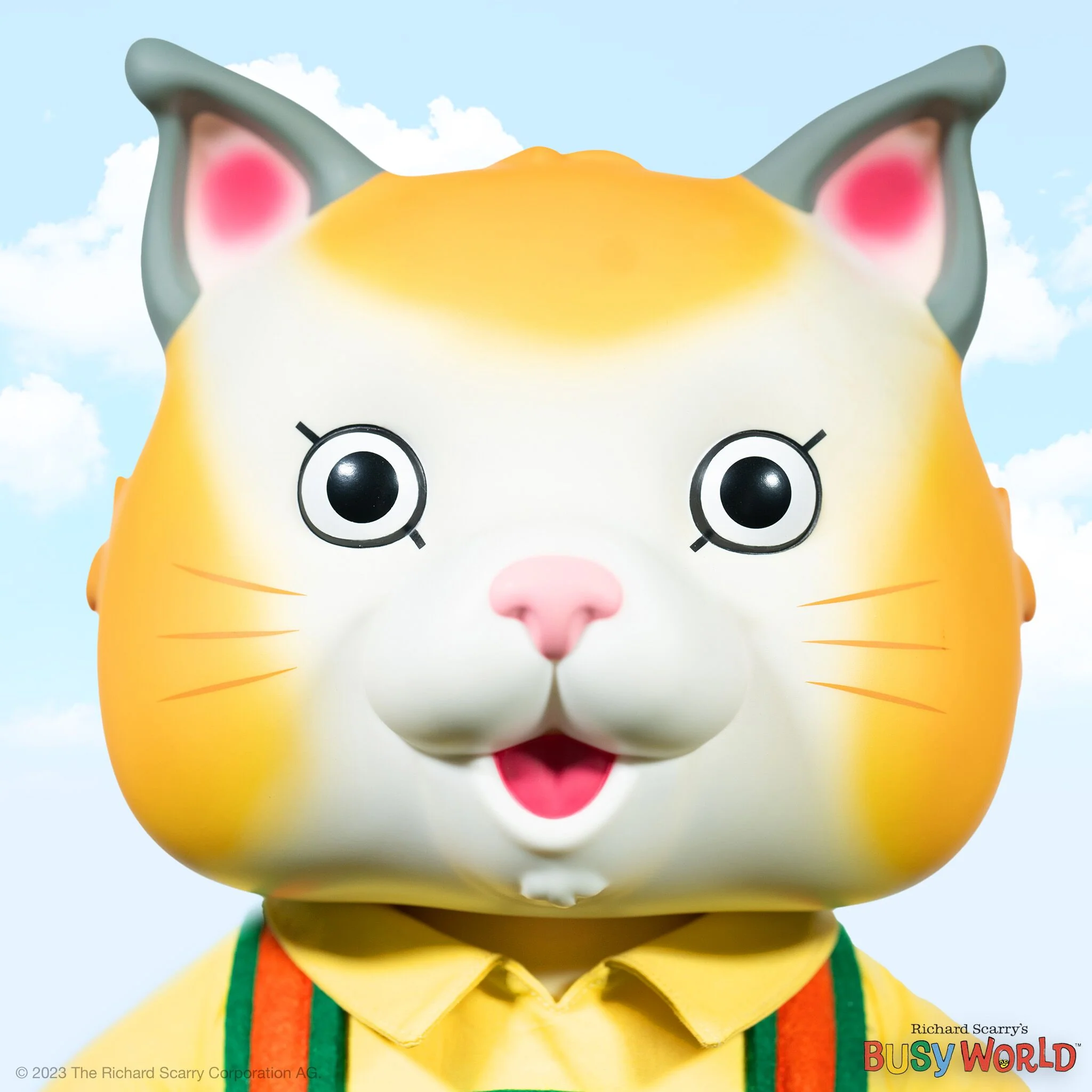 Richard Scarry SuperSize Vinyl Figure - Huckle Cat - Image 4