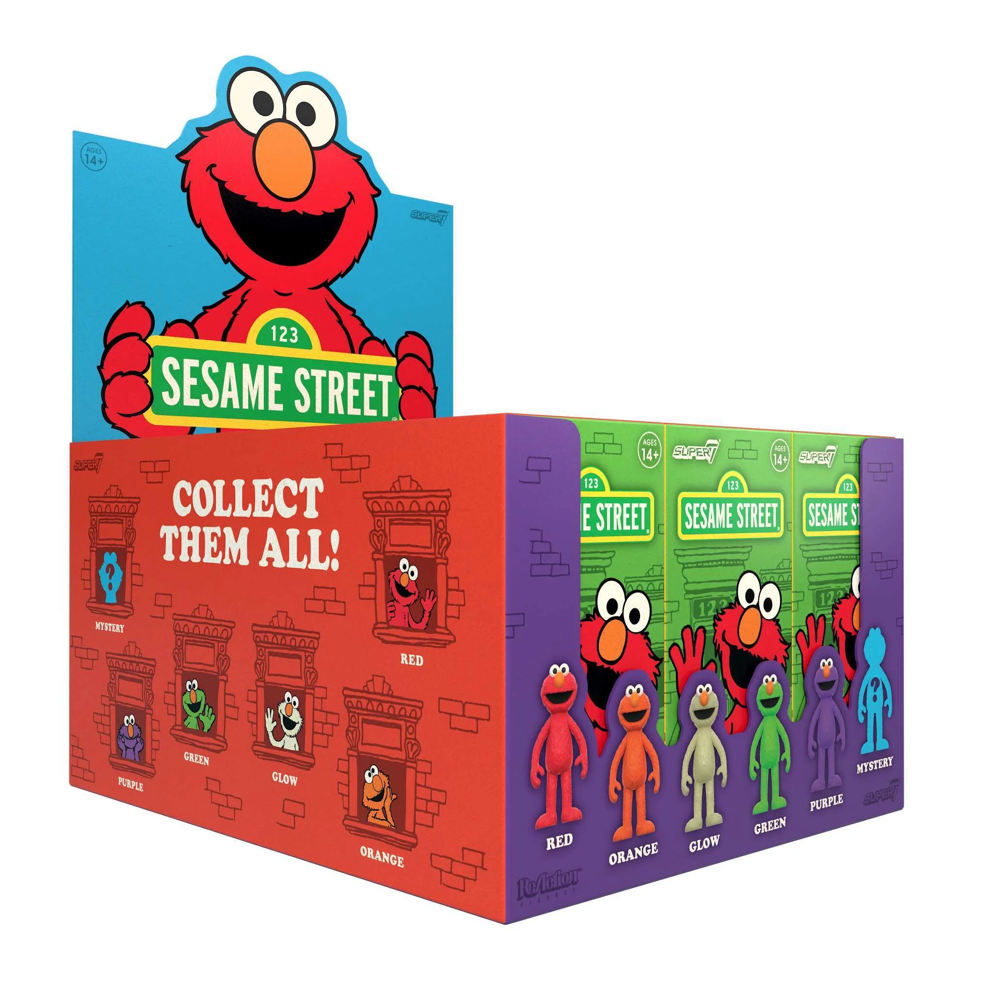 Sesame Street Blind Box Wave 04 - Elmo Blind Box Flat