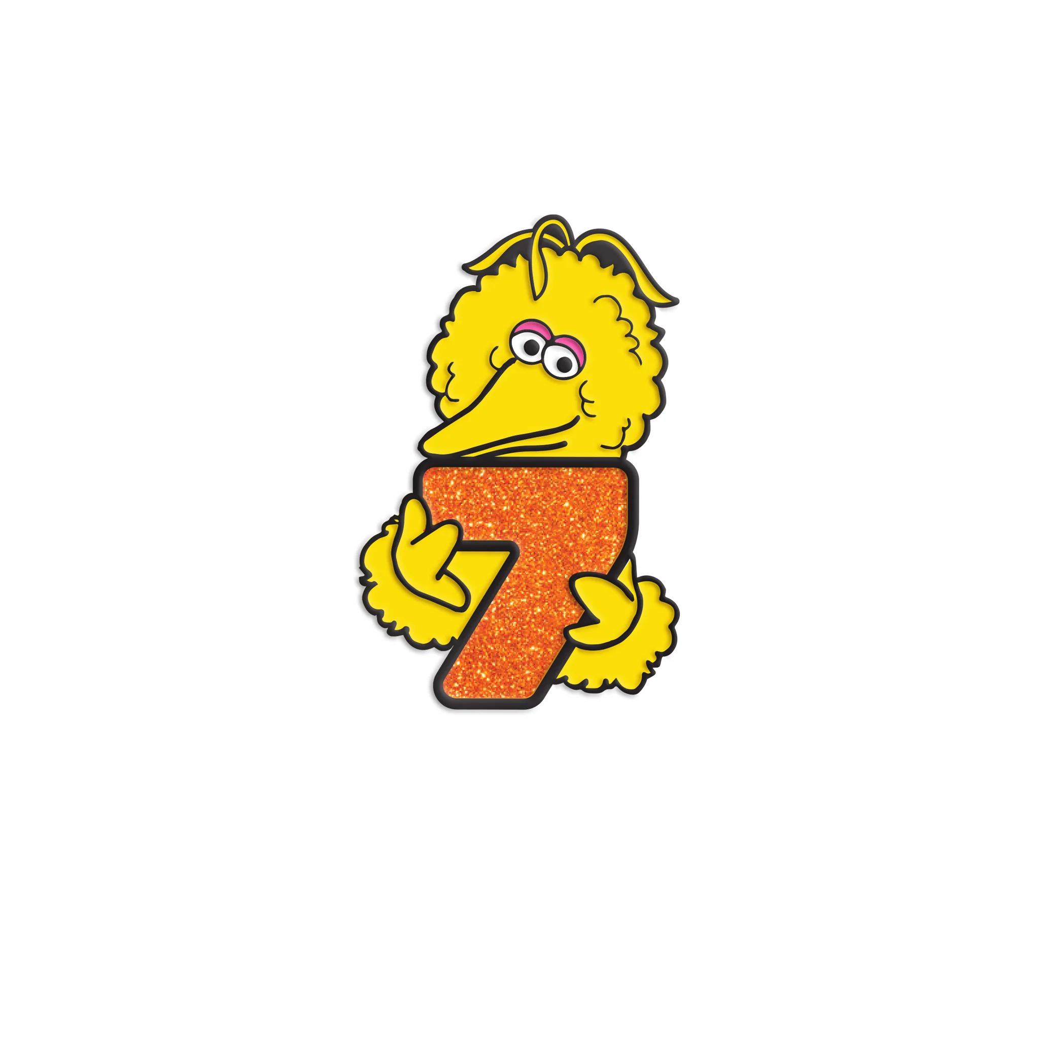 Sesame Street Enamel Pin - Big Bird x Super7 - Image 2