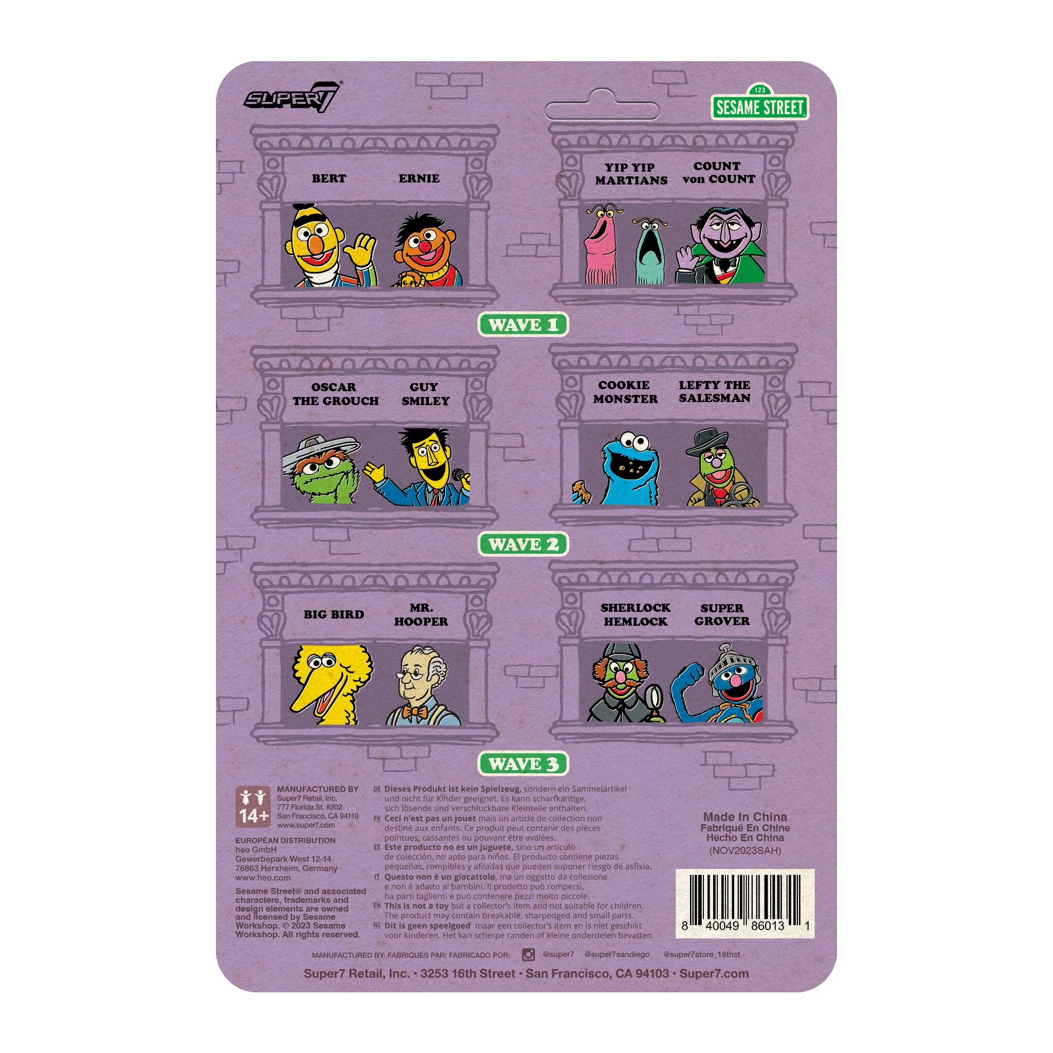 Sesame Street ReAction Figures Wave 03 - Big Bird - Image 4