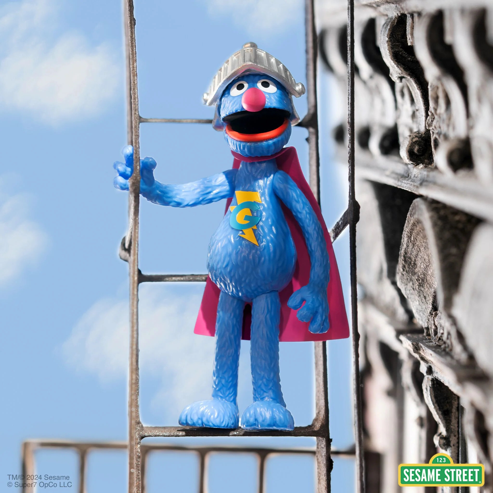 Sesame Street ReAction Figures Wave 03 - Super Grover - Image 2