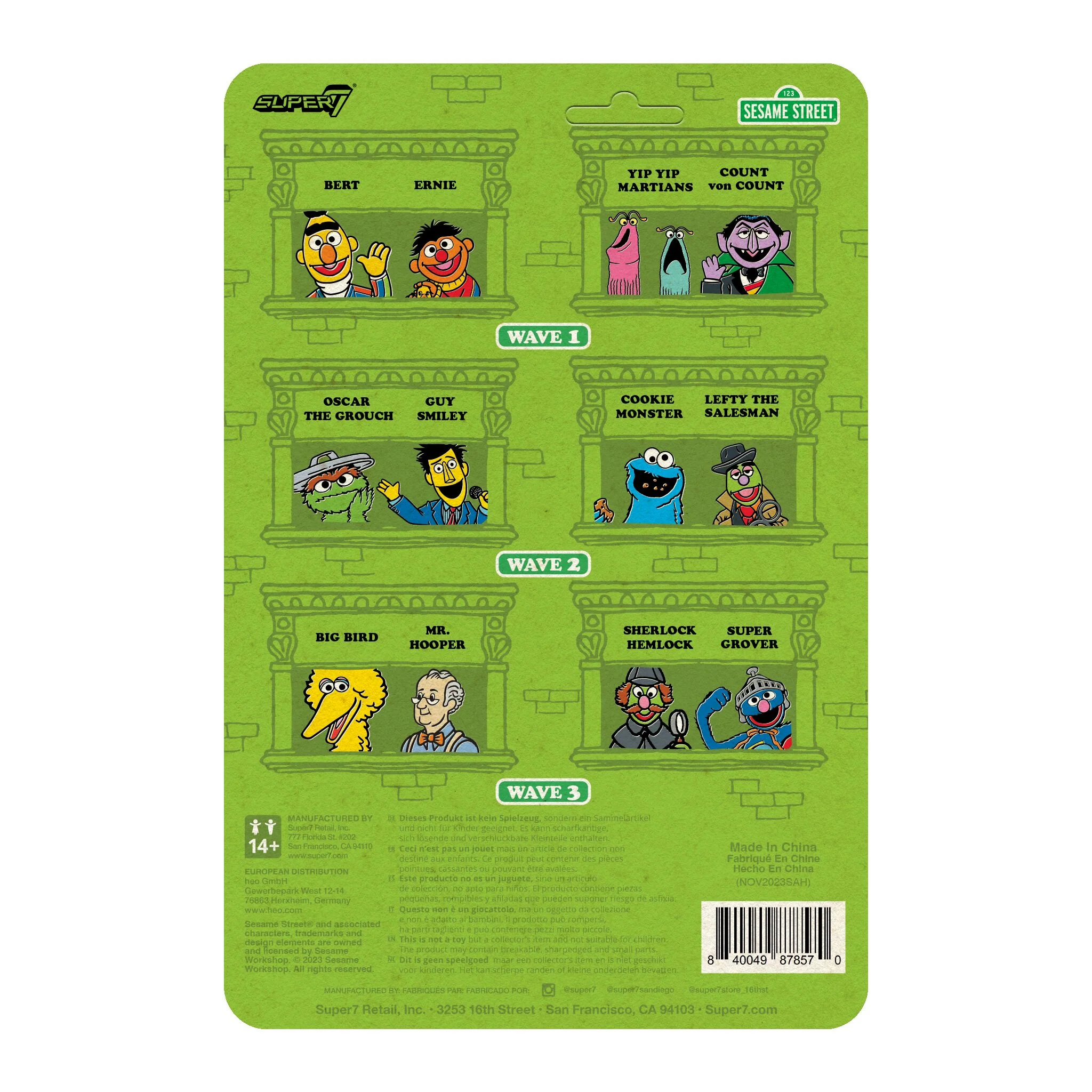 Sesame Street ReAction Figures Wave 03 - Super Grover - Image 5