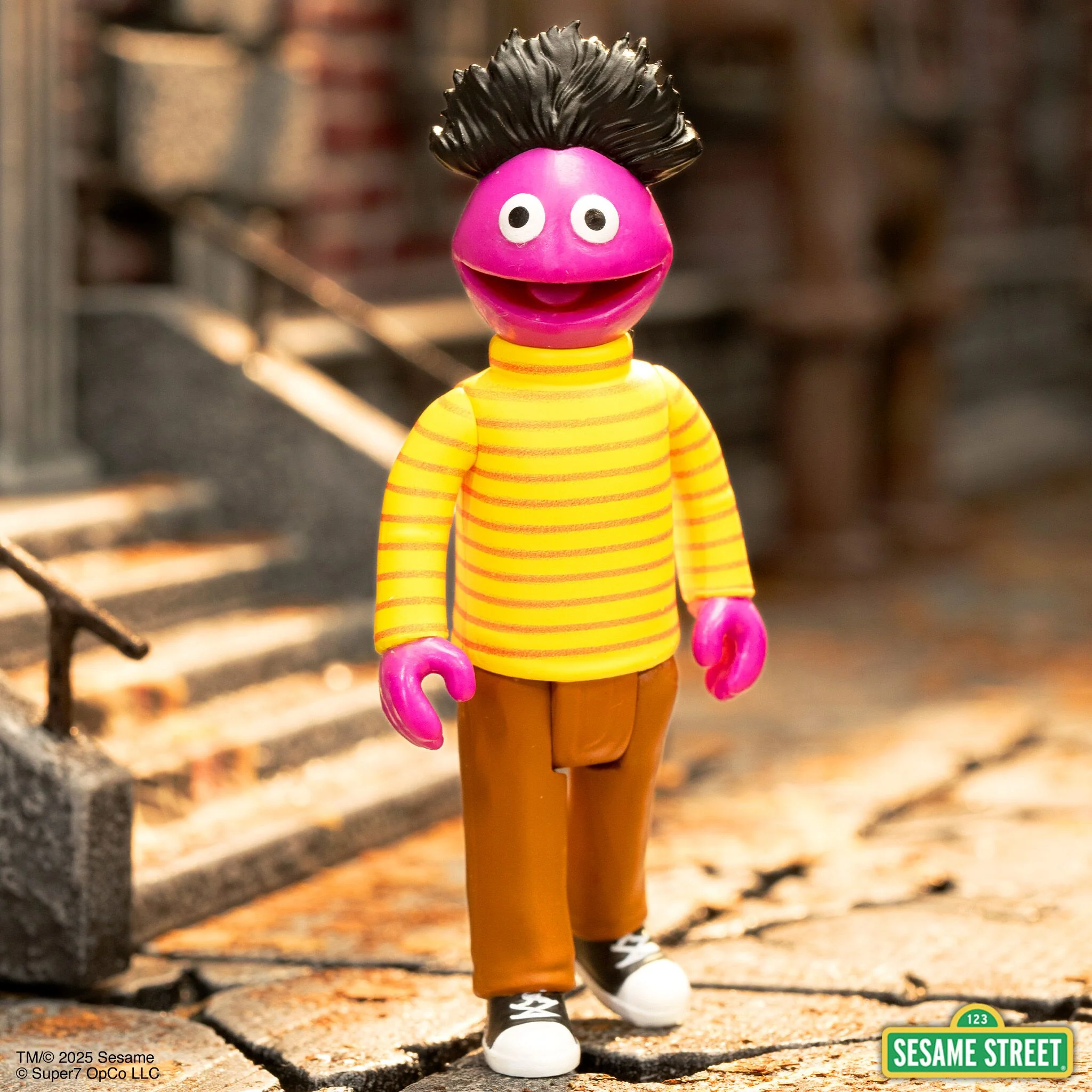 Sesame Street ReAction Figures Wave 04 - Chef Cookie Monster, Elmo, Alligator King, & Roosevelt Franklin - Image 4
