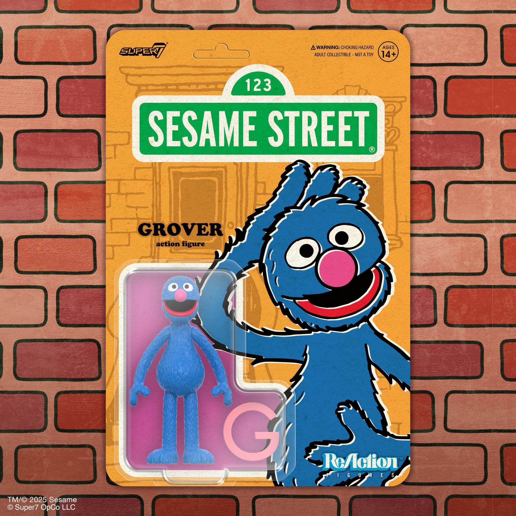 Sesame Street ReAction Figures Wave 05 - Grover - Image 2