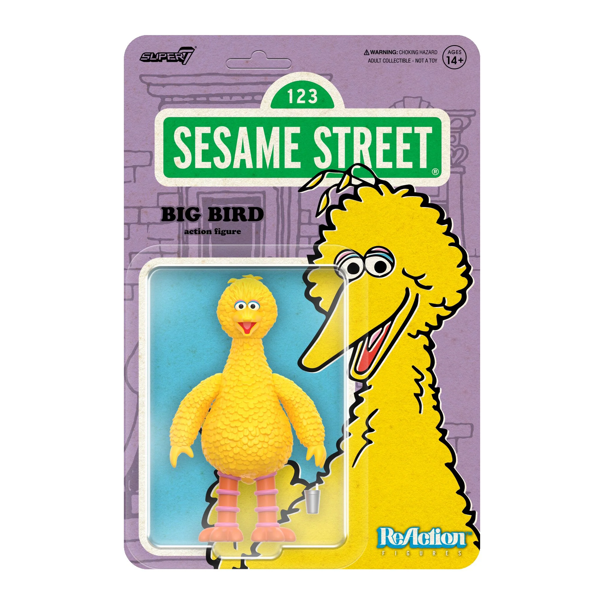 Sesame Street ReAction Figures Wave 3 - Big Bird, Super Grover, Sherlock Hemlock, and Mr. Hooper - Image 4