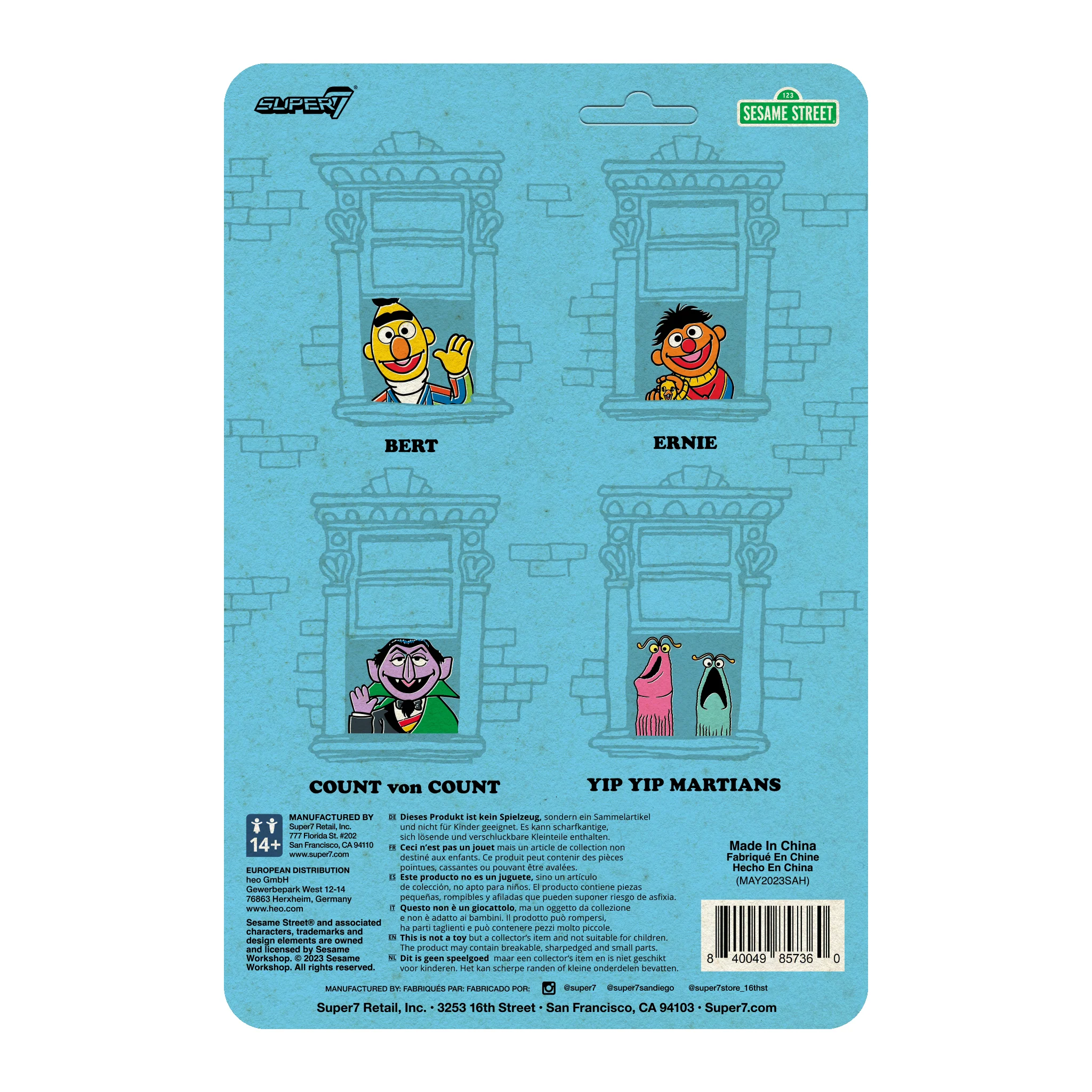 Sesame Street ReAction Figures - Yip Yip Martians - Image 5