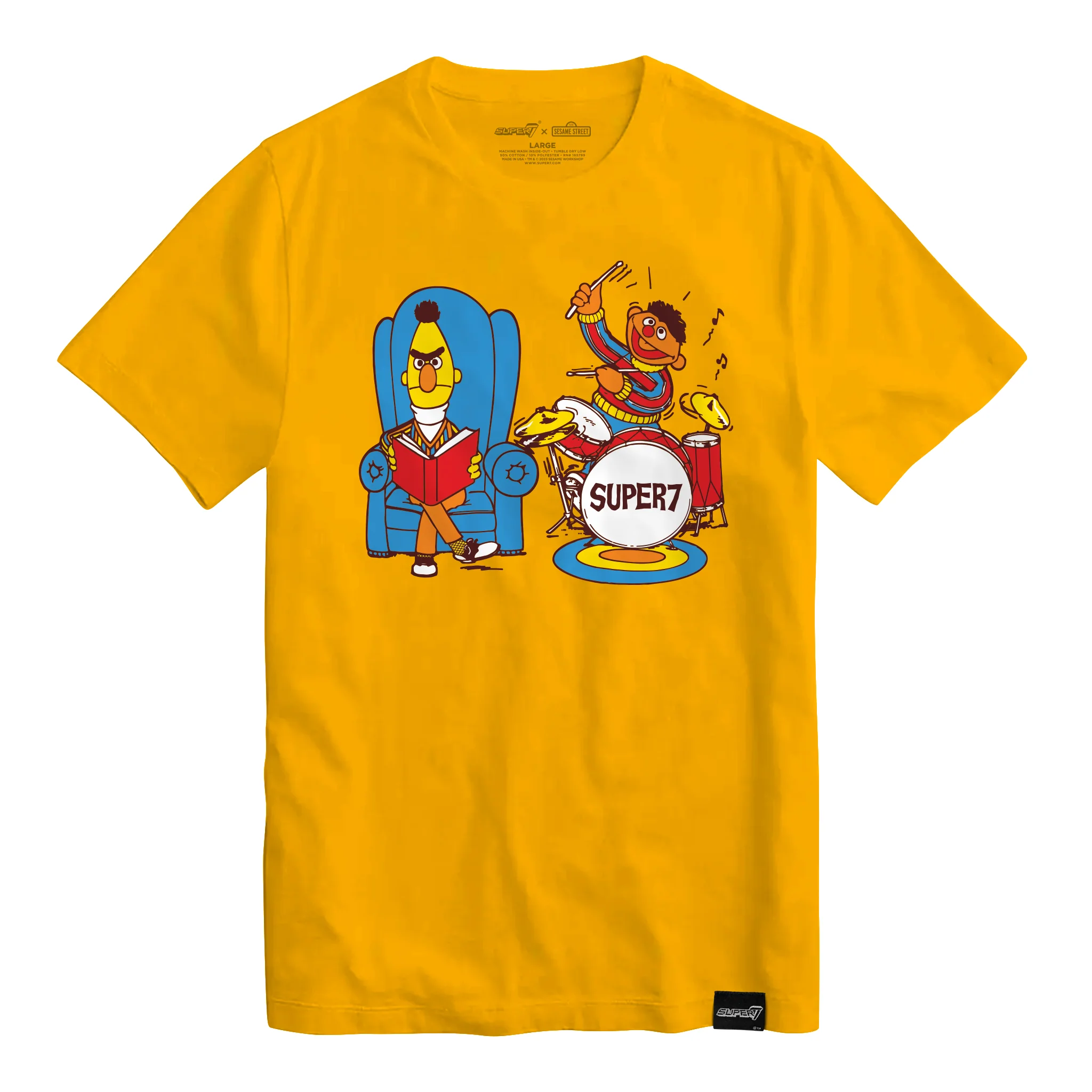 Sesame Street T-Shirt - Bert & Ernie Jam - Image 2