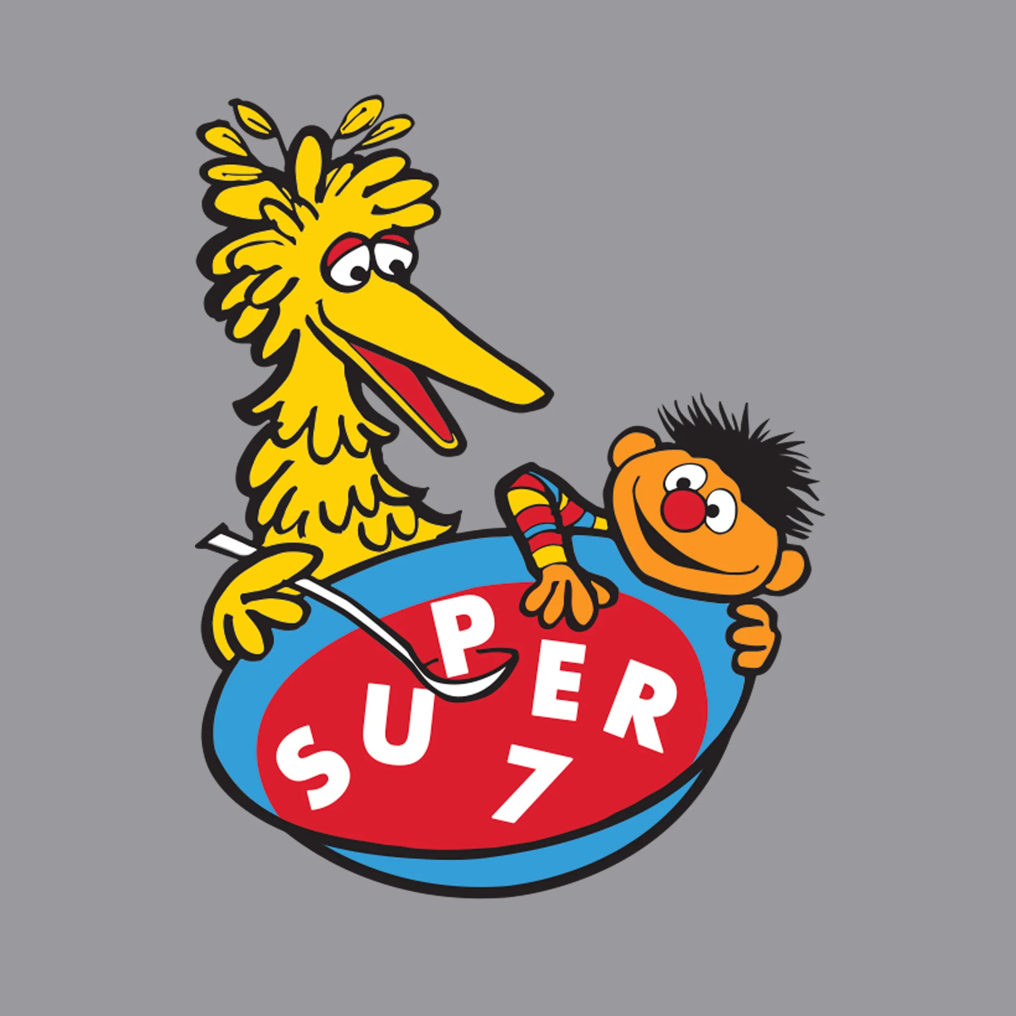 Sesame Street T-Shirt - Big Bird & Ernie Alphabet Soup - Image 2