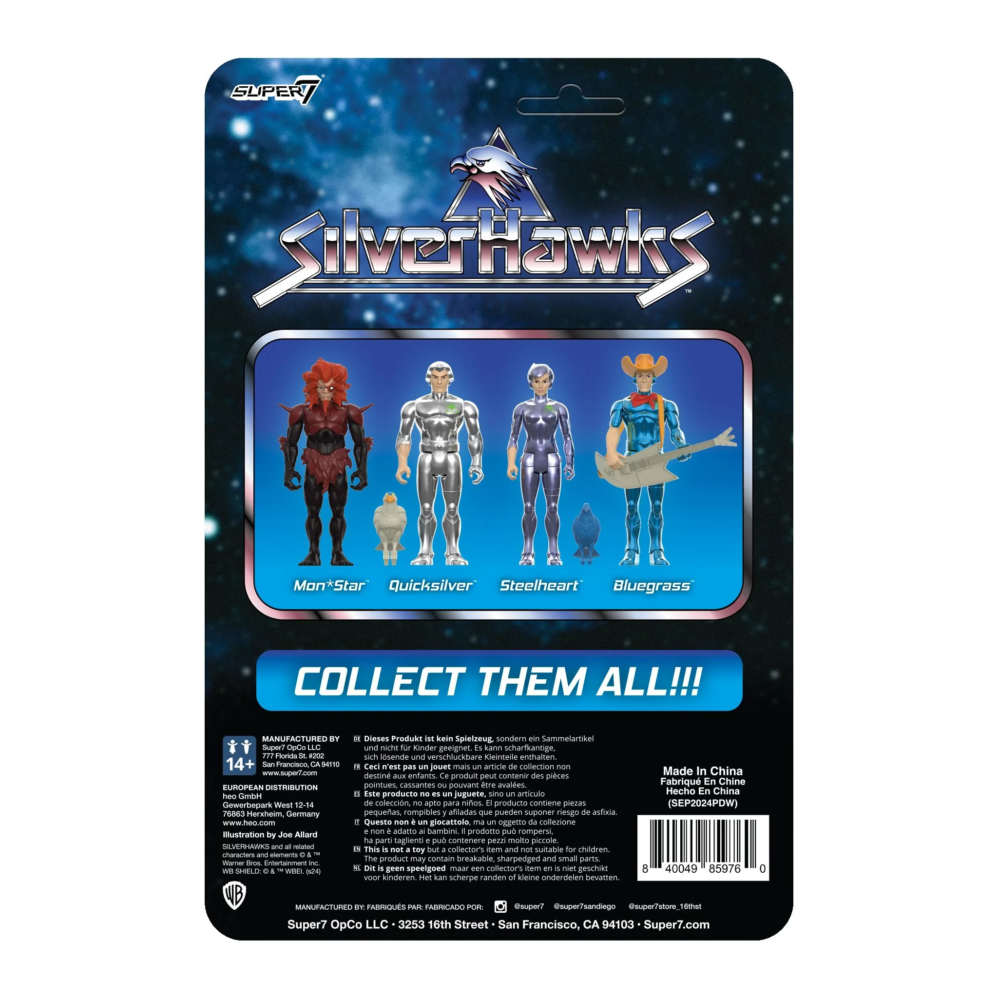 SilverHawks ReAction Figures Wave 01 - Steelheart (Toy Version) - Image 4