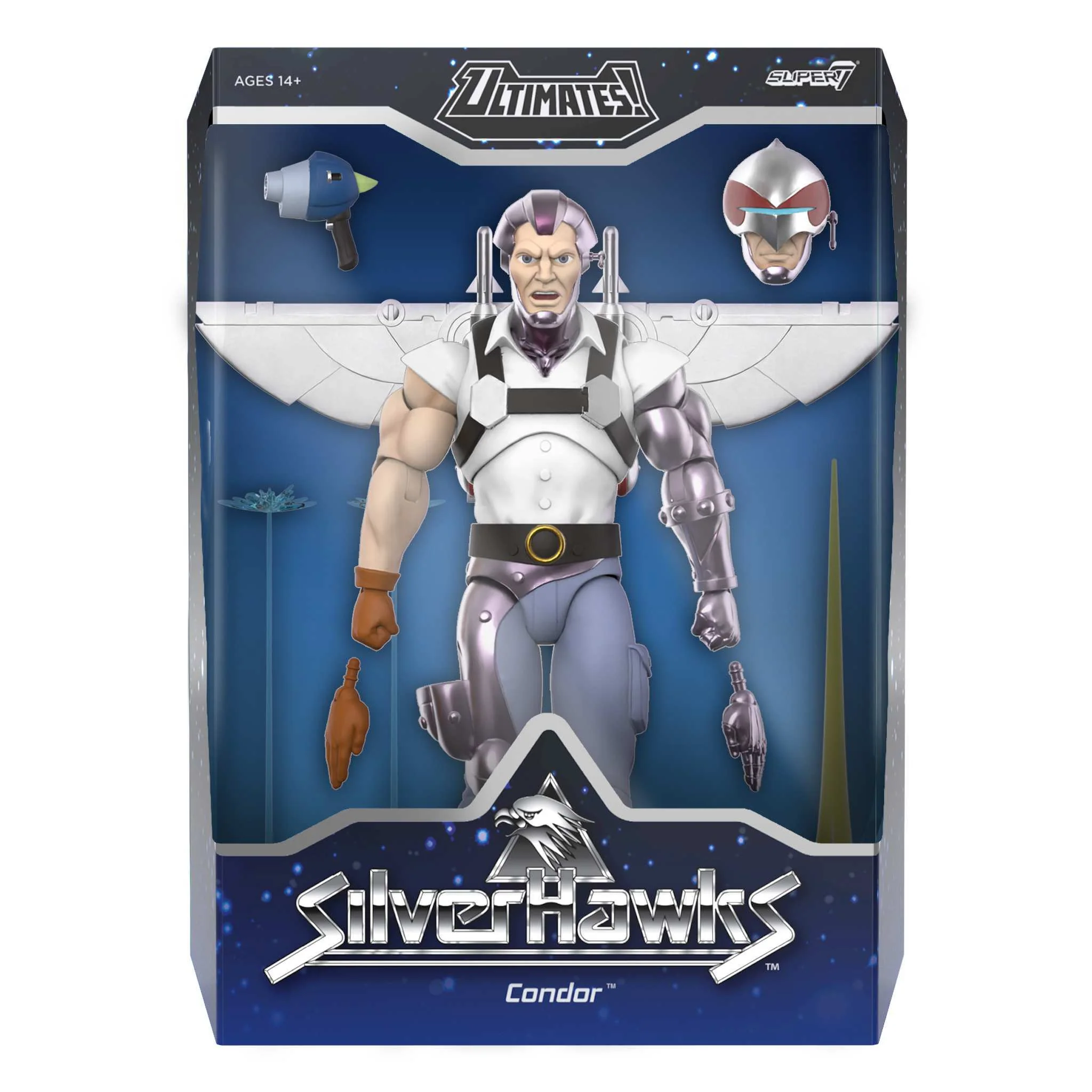 SilverHawks ULTIMATES! Wave 07 - Flashback, Hardware, Melodia & Condor (Toon) - Image 12