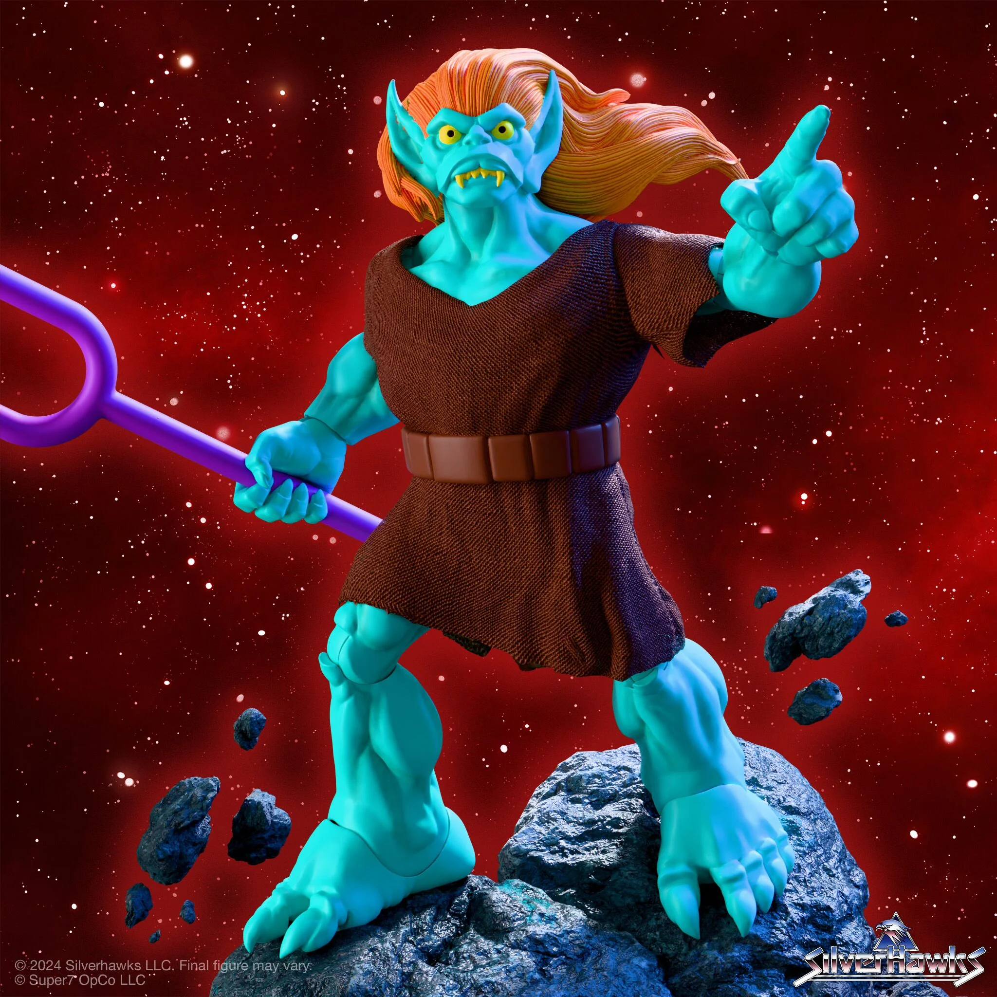 SilverHawks ULTIMATES! Wave 06 - Bluegrass (VAC Metal - Toy Version), Steelwill (VAC Metal - Toy Version), Mo-Lec-U-Lar (Toy Version), & Windhammer (Toy Version) - Image 10