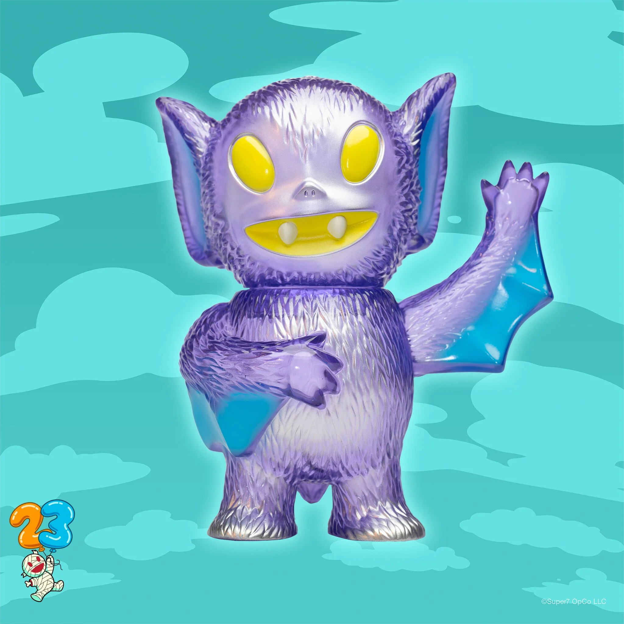 Super7 Japanese Vinyl - Bat Boy (Ghostly Grape) - Image 3