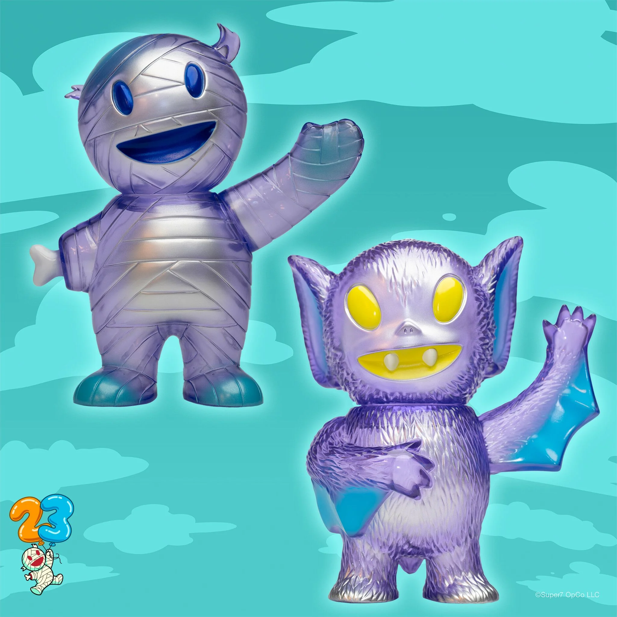 Super7 Japanese Vinyl - Bat Boy (Ghostly Grape) - Image 4