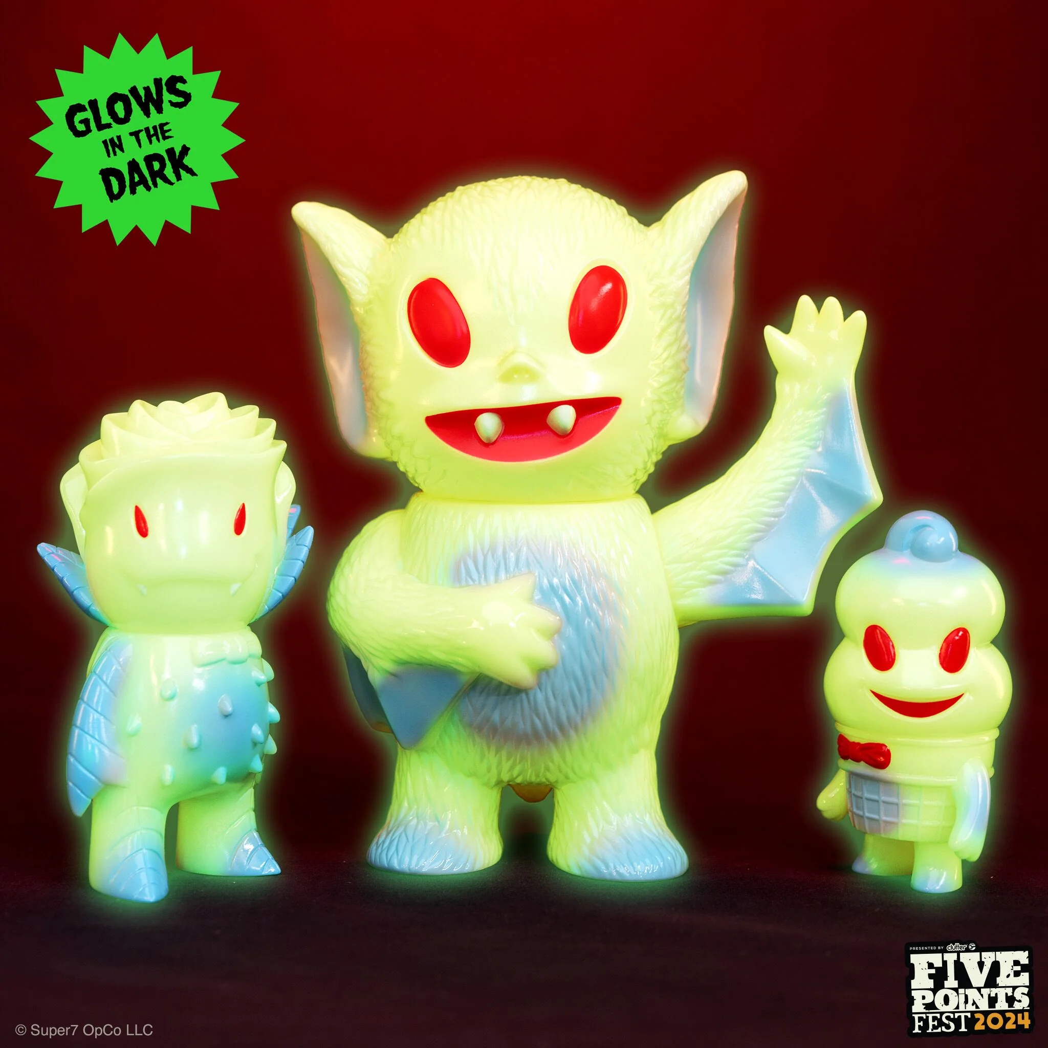 Super7 Japanese Vinyl - Bat Boy (S7 Glow) - Image 2