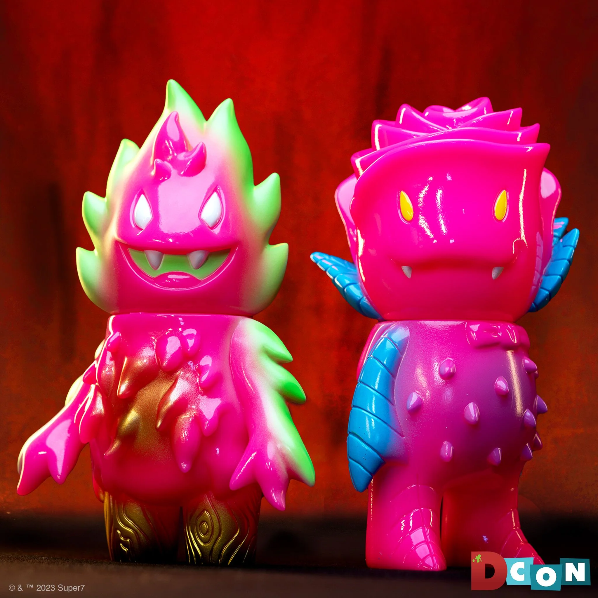 Super7 Japanese Vinyl - Mascots - Rose Vampire (Blazing Pink) - Image 2