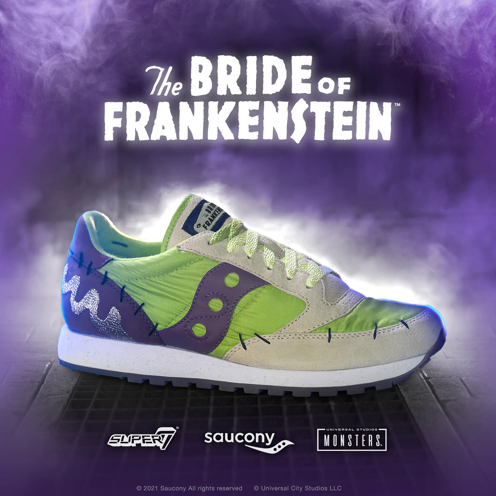 Super7 Saucony Universal Monsters Shoe - Bride of Frankenstein - Image 8