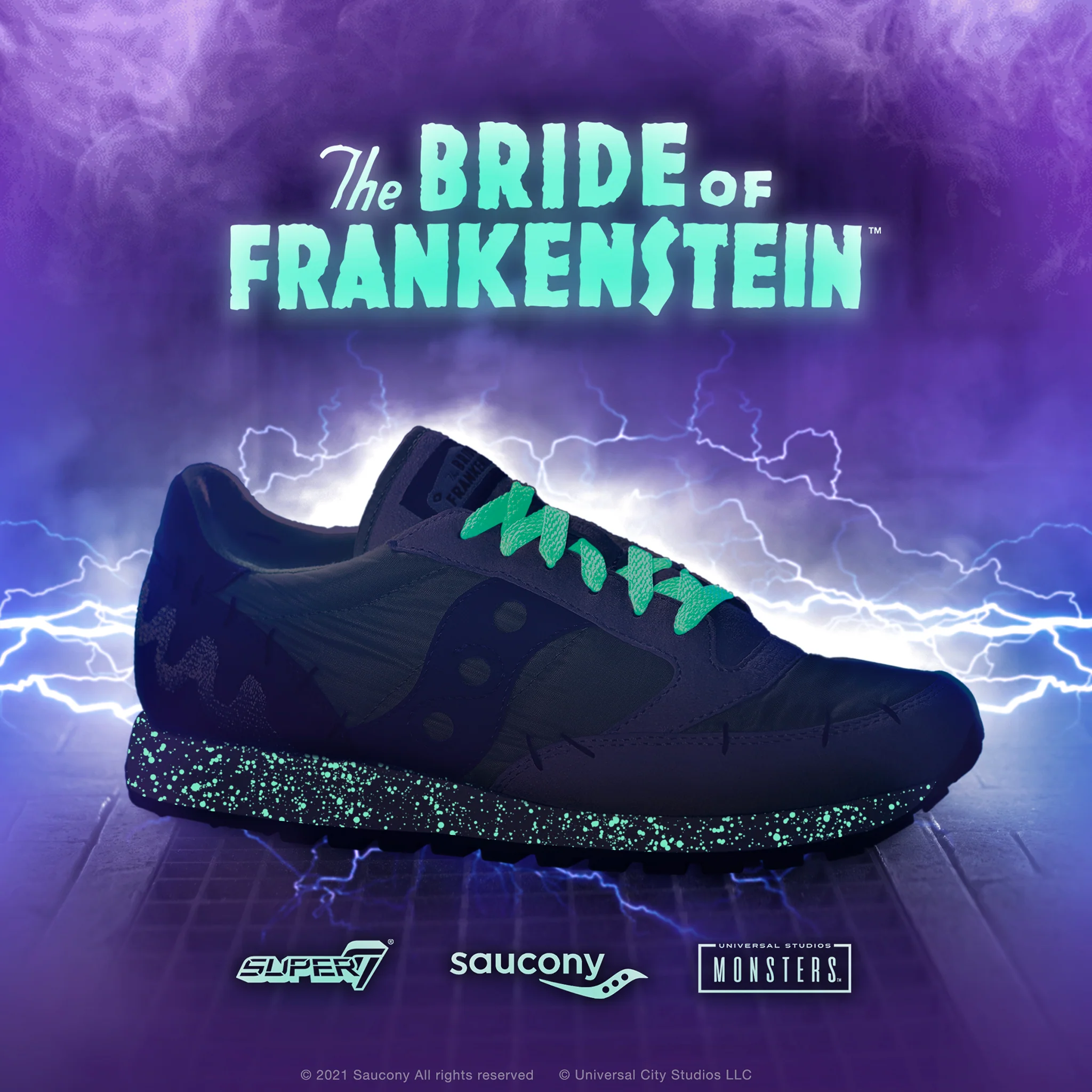 Super7 Saucony Universal Monsters Shoe - Bride of Frankenstein - Image 9
