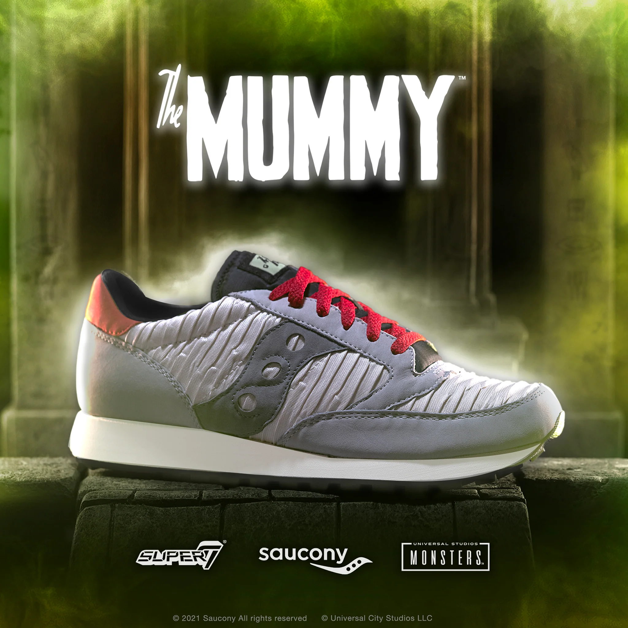 Super7 Saucony Universal Monsters Shoe - Mummy - Image 7