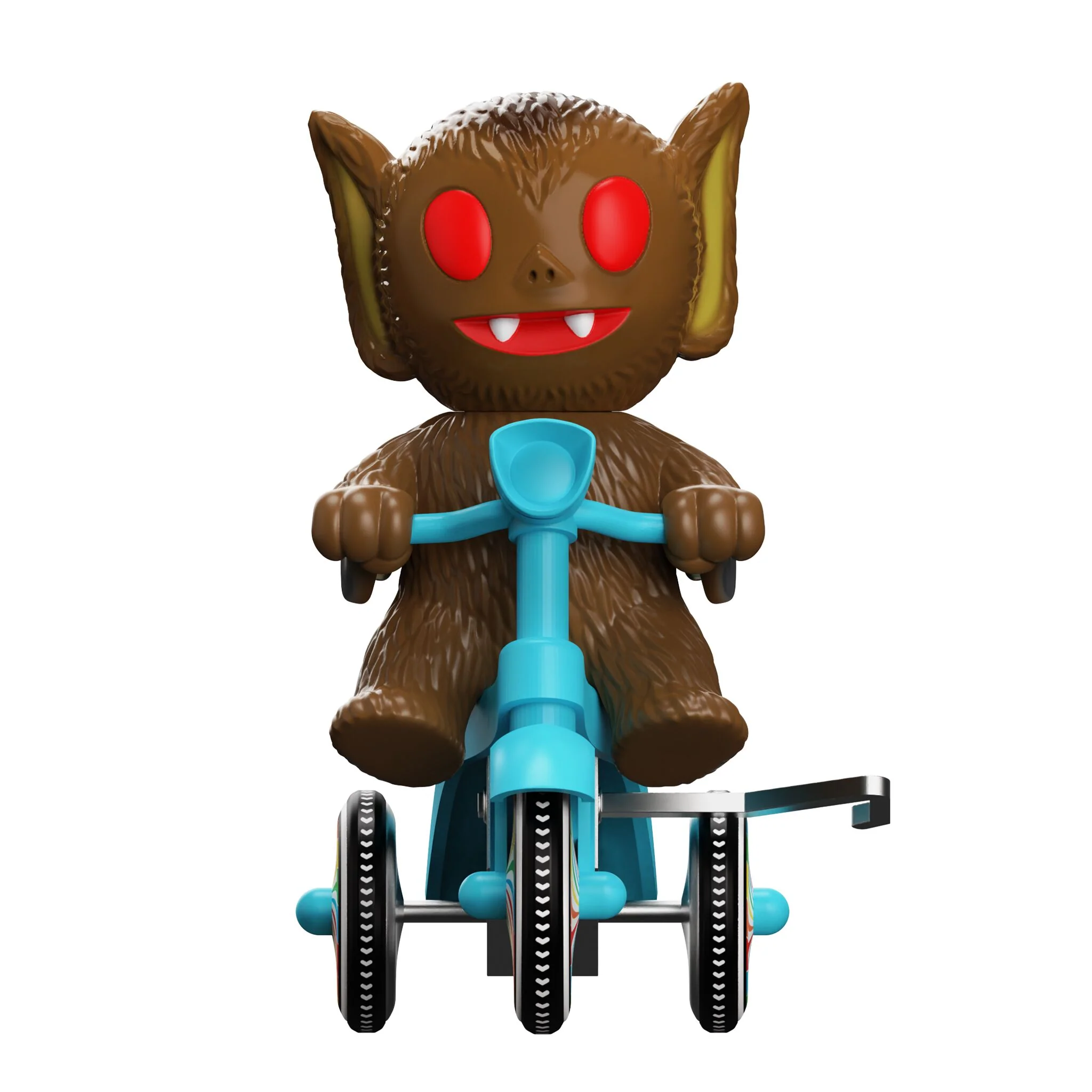 Super7 Super Cycles - Bat Boy (Brown w/ Blue Trike) - Image 5