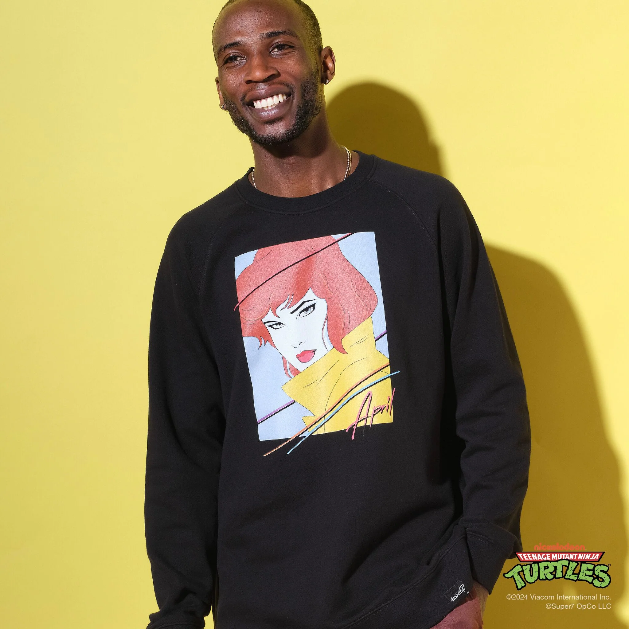 Teenage Mutant Ninja Turtles Fleece - 80s April Crewneck