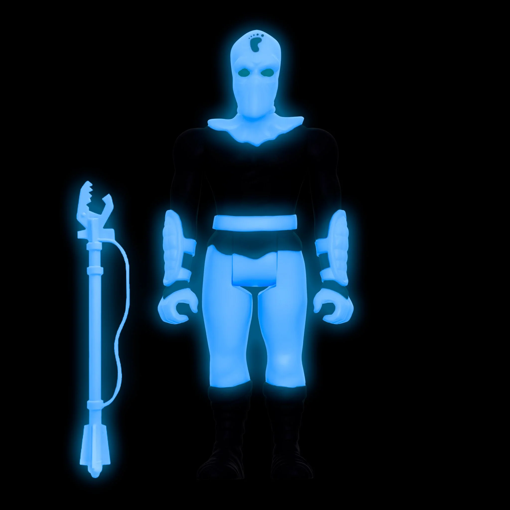 Teenage Mutant Ninja Turtles ReAction Figures - Foot Soldier (Blue Glow) - Image 4