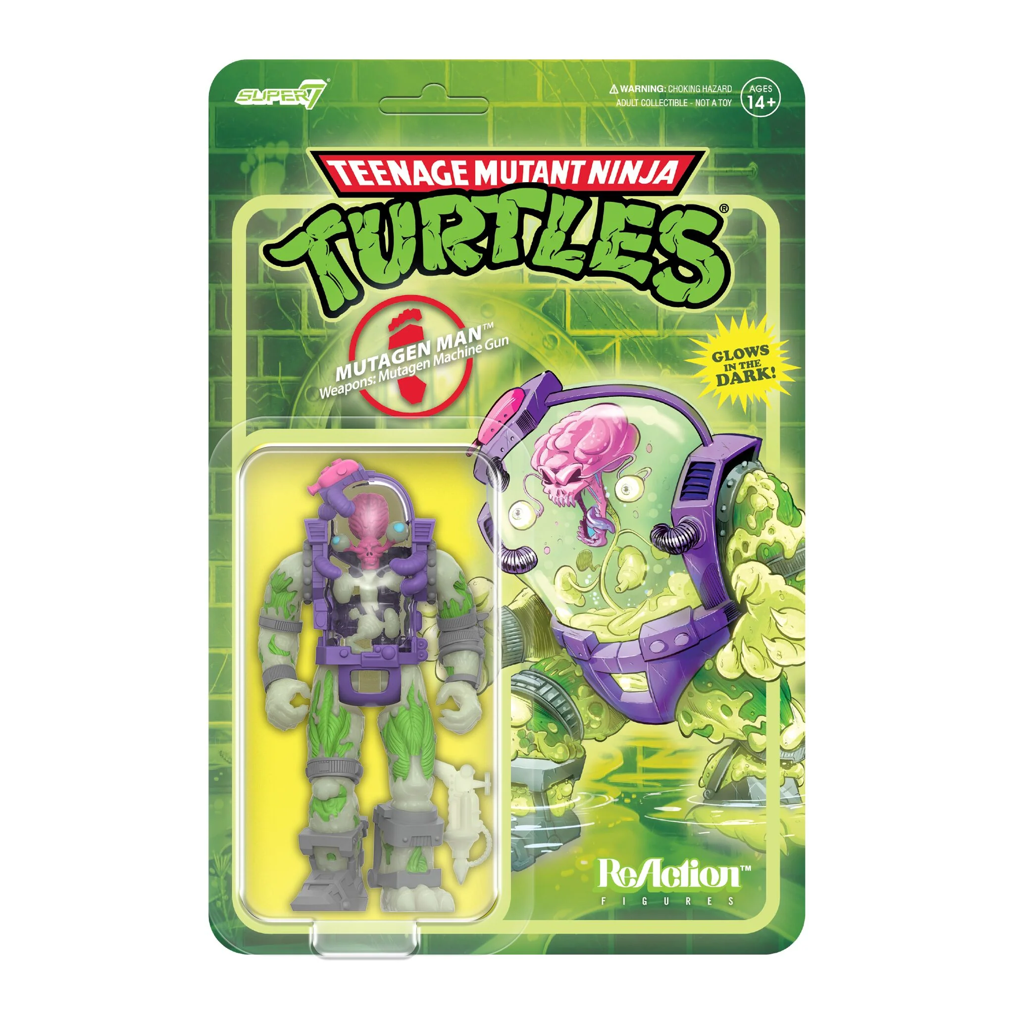 Teenage Mutant Ninja Turtles ReAction Figures - Mutagen Man (Glow)