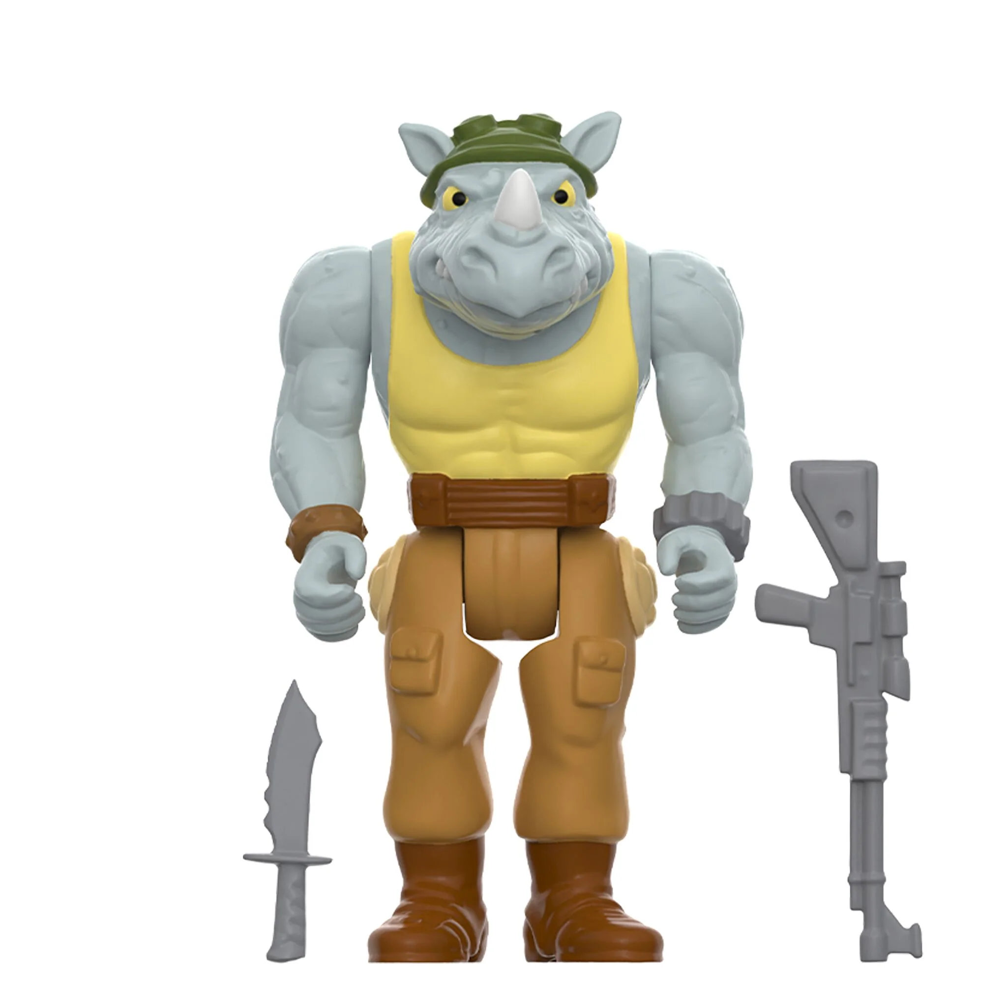 Teenage Mutant Ninja Turtles ReAction Figures Wave 10 - Undercover Michelangelo, Rocksteady, Bebop, Shredder - Image 6