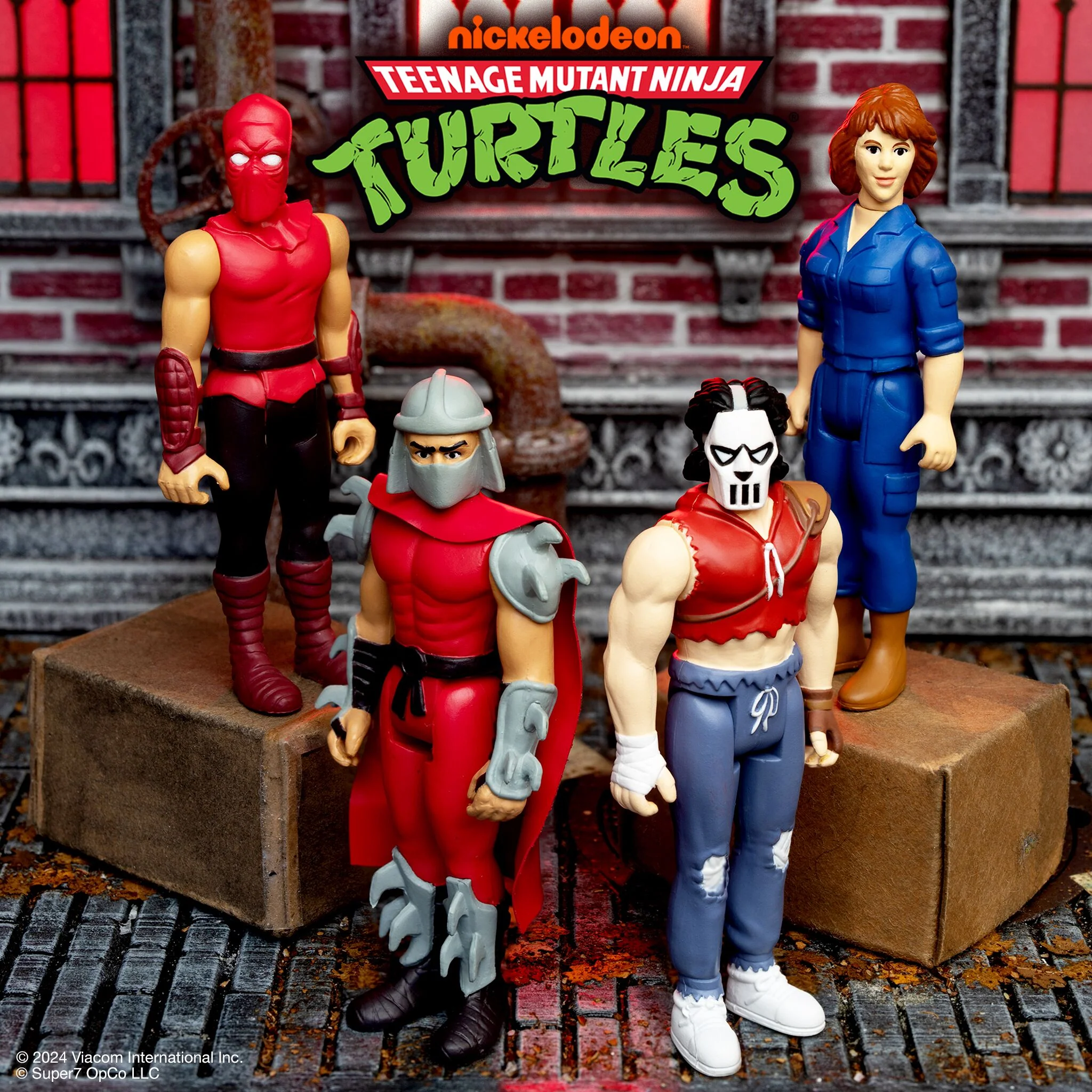 Teenage Mutant Ninja Turtles ReAction Figures Wave 11 - Casey Jones (Comic Color) - Image 5