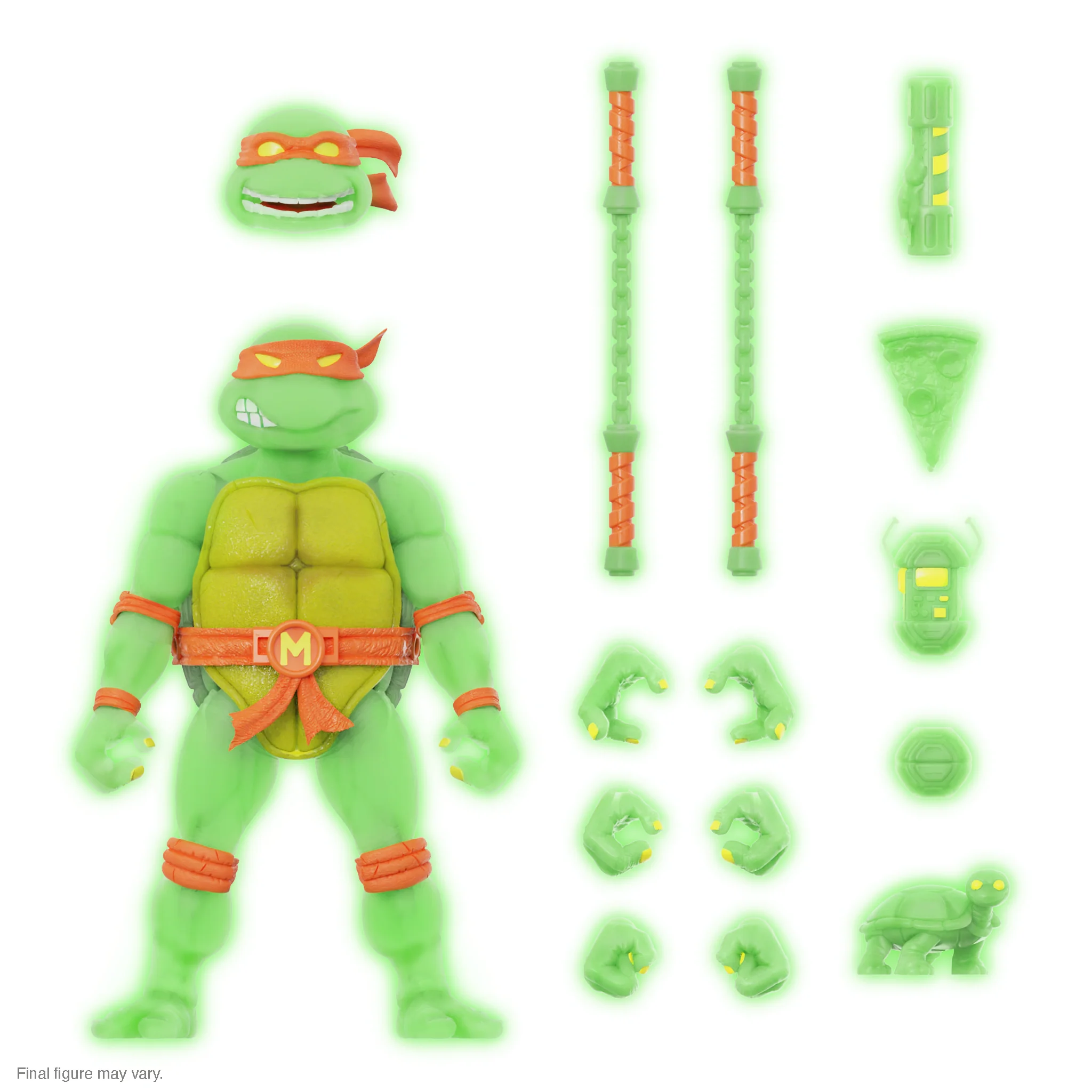Teenage Mutant Ninja Turtles ULTIMATES! Mutagen Ooze Glow Figures (Super7 Exclusive) - Image 3