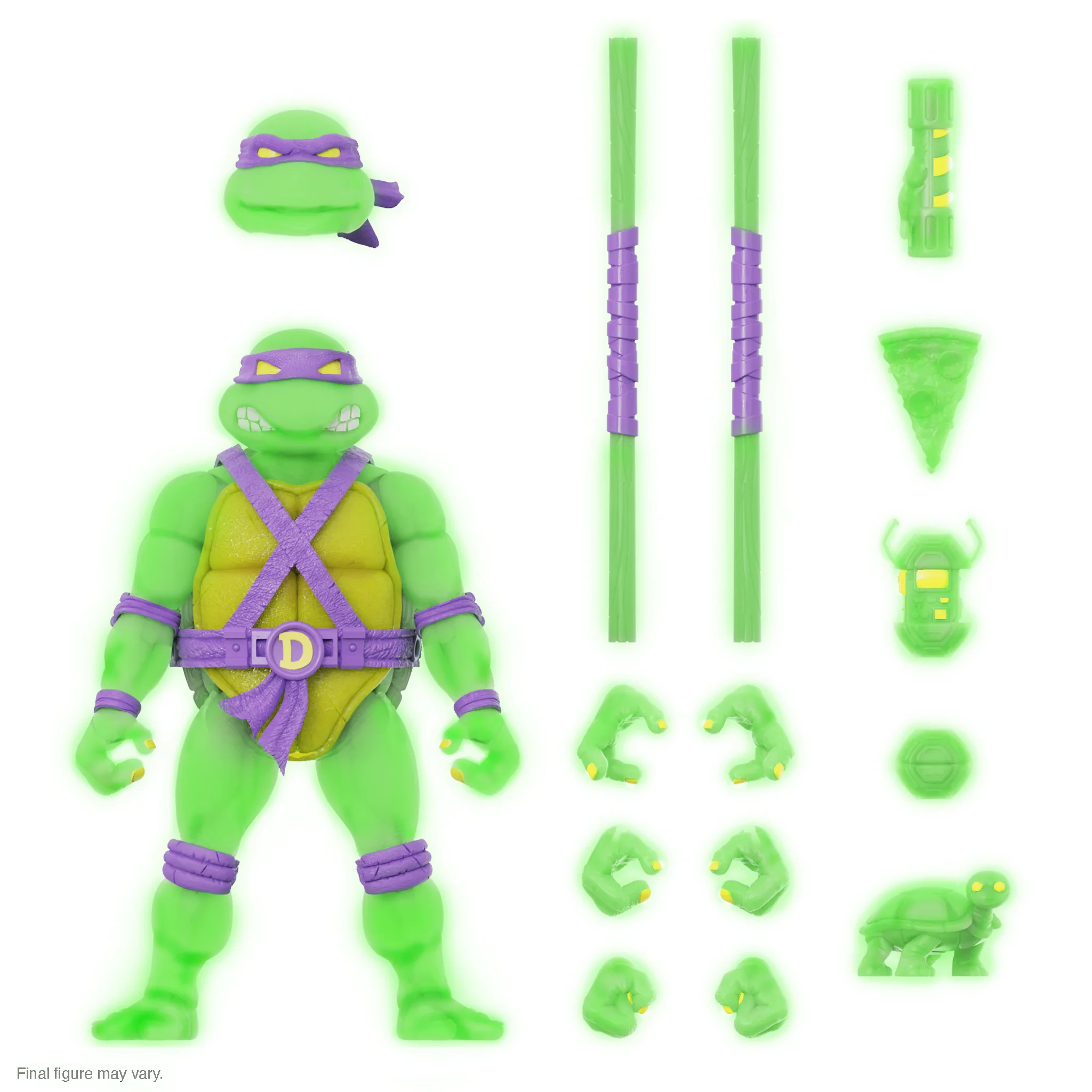 Teenage Mutant Ninja Turtles ULTIMATES! Mutagen Ooze Glow Figures (Super7 Exclusive) - Image 6