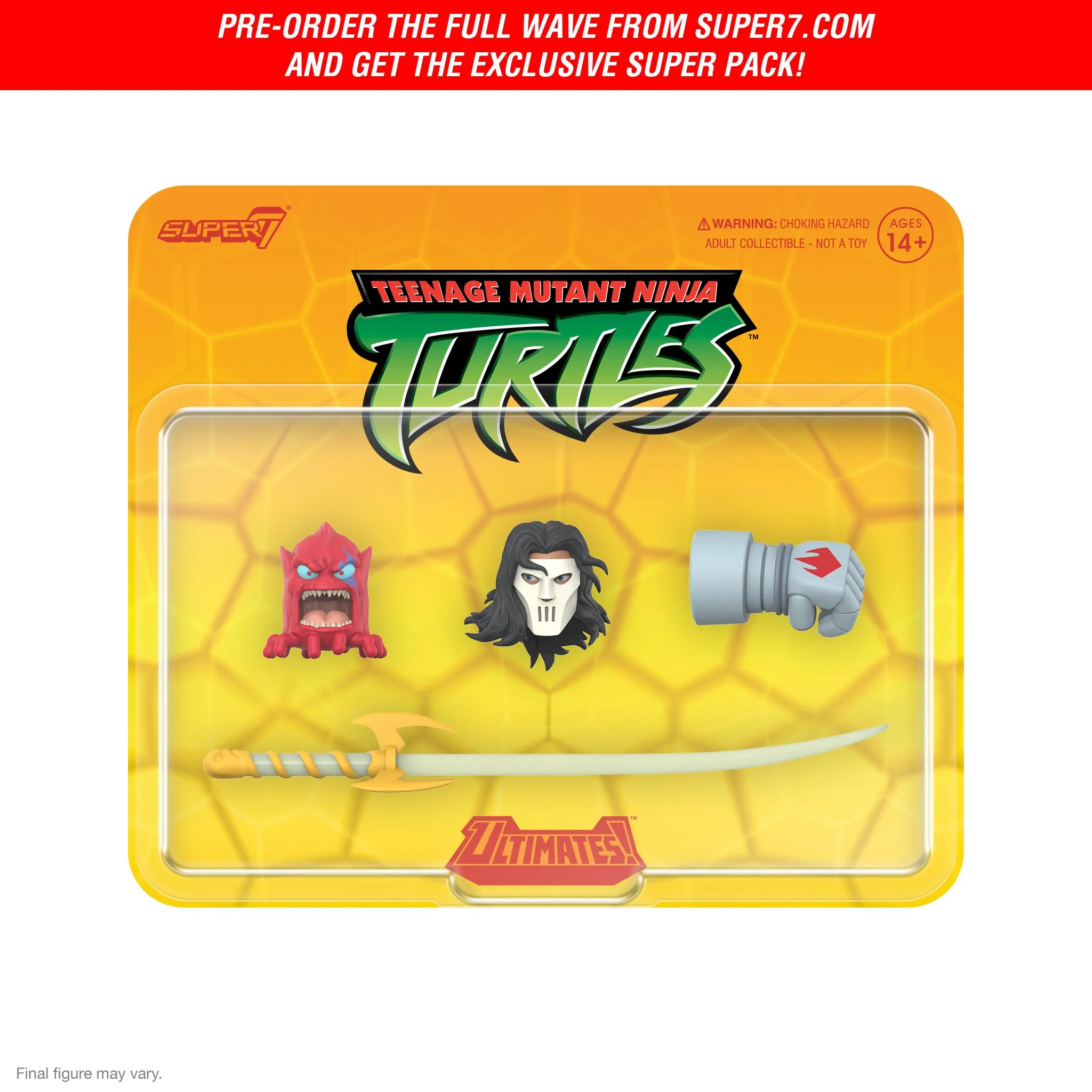 Teenage Mutant Ninja Turtles ULTIMATES! Wave 13 - Splinter, Casey Jones, Shredder, & Foot Ninja - Image 16