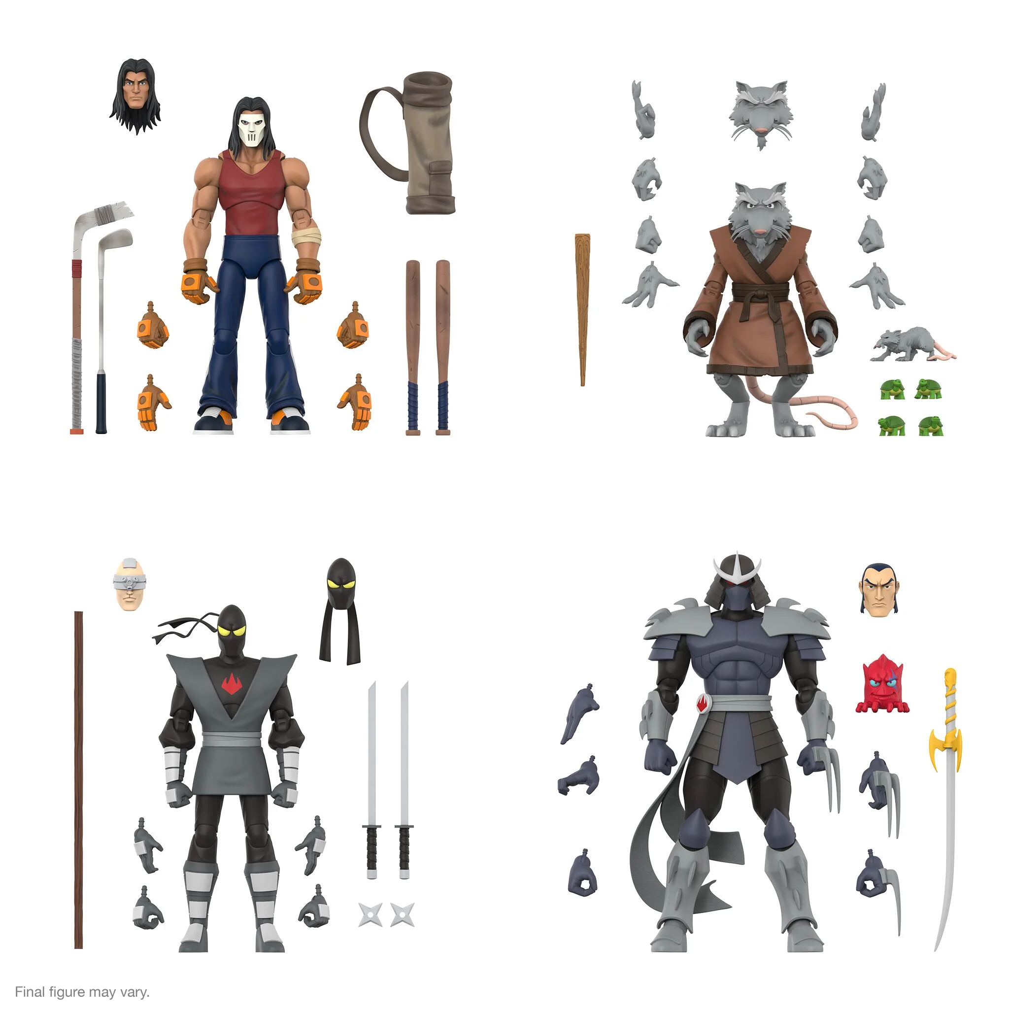 Teenage Mutant Ninja Turtles ULTIMATES! Wave 13 - Splinter, Casey Jones, Shredder, & Foot Ninja - Image 3