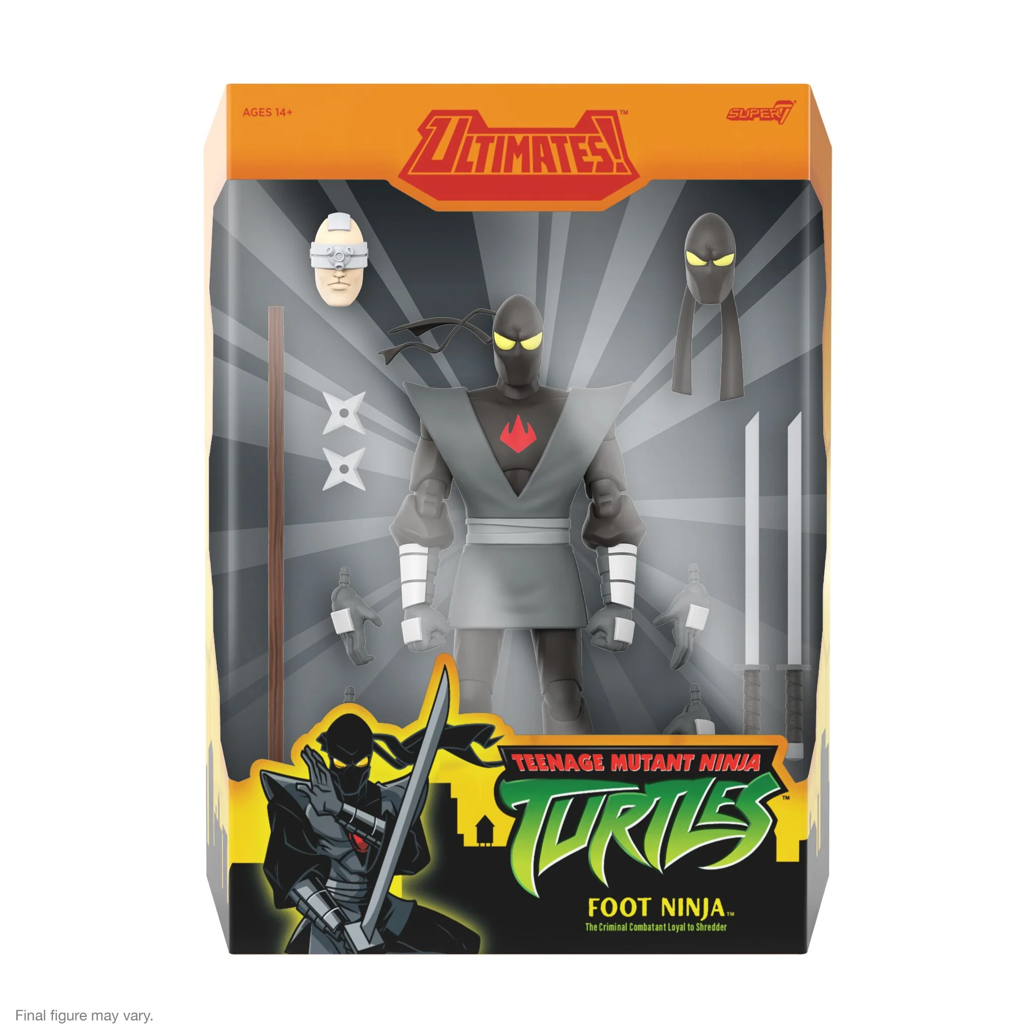 Teenage Mutant Ninja Turtles ULTIMATES! Wave 13 - Splinter, Casey Jones, Shredder, & Foot Ninja - Image 8