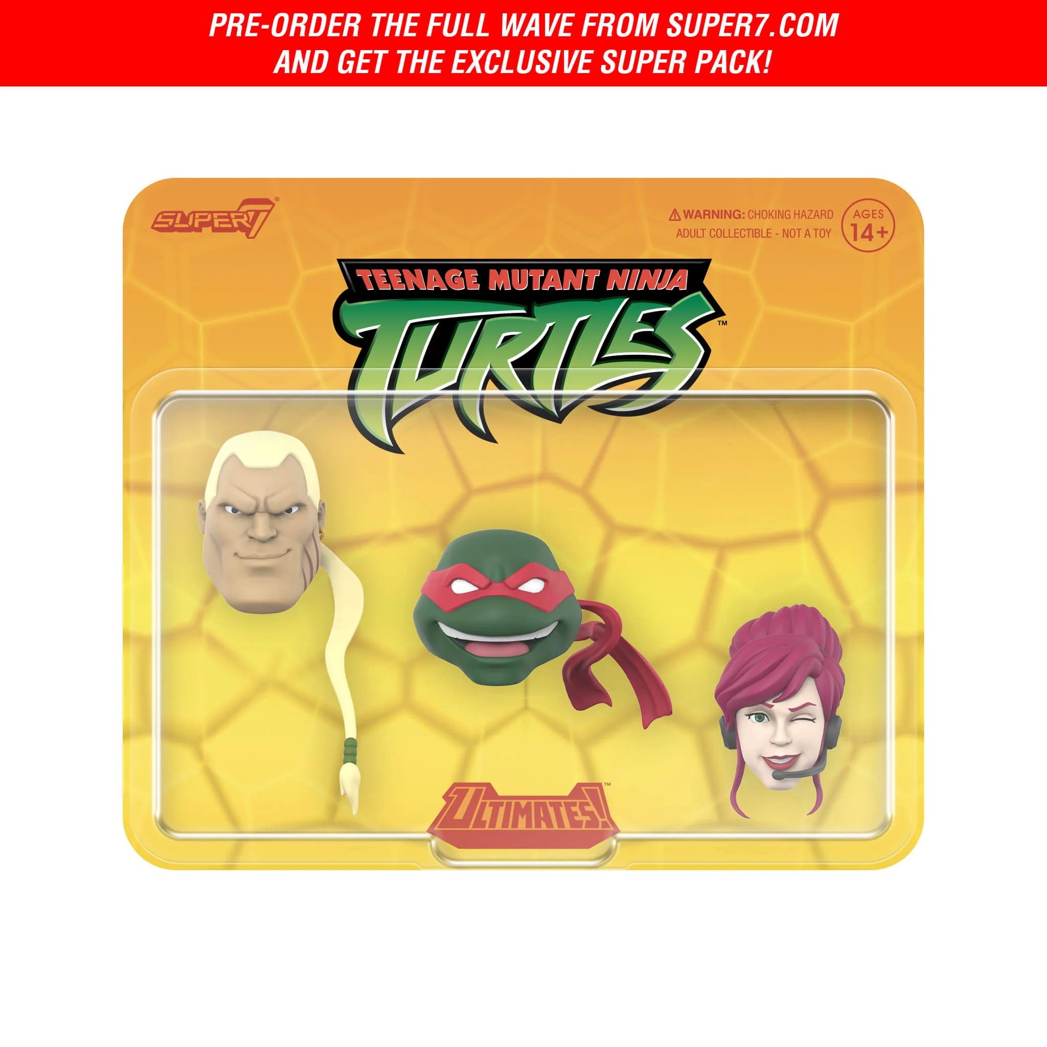 Teenage Mutant Ninja Turtles ULTIMATES! Wave 14 - April O'Neil, Hun, Raphael, Shell Cycle & Super Pack - Image 7