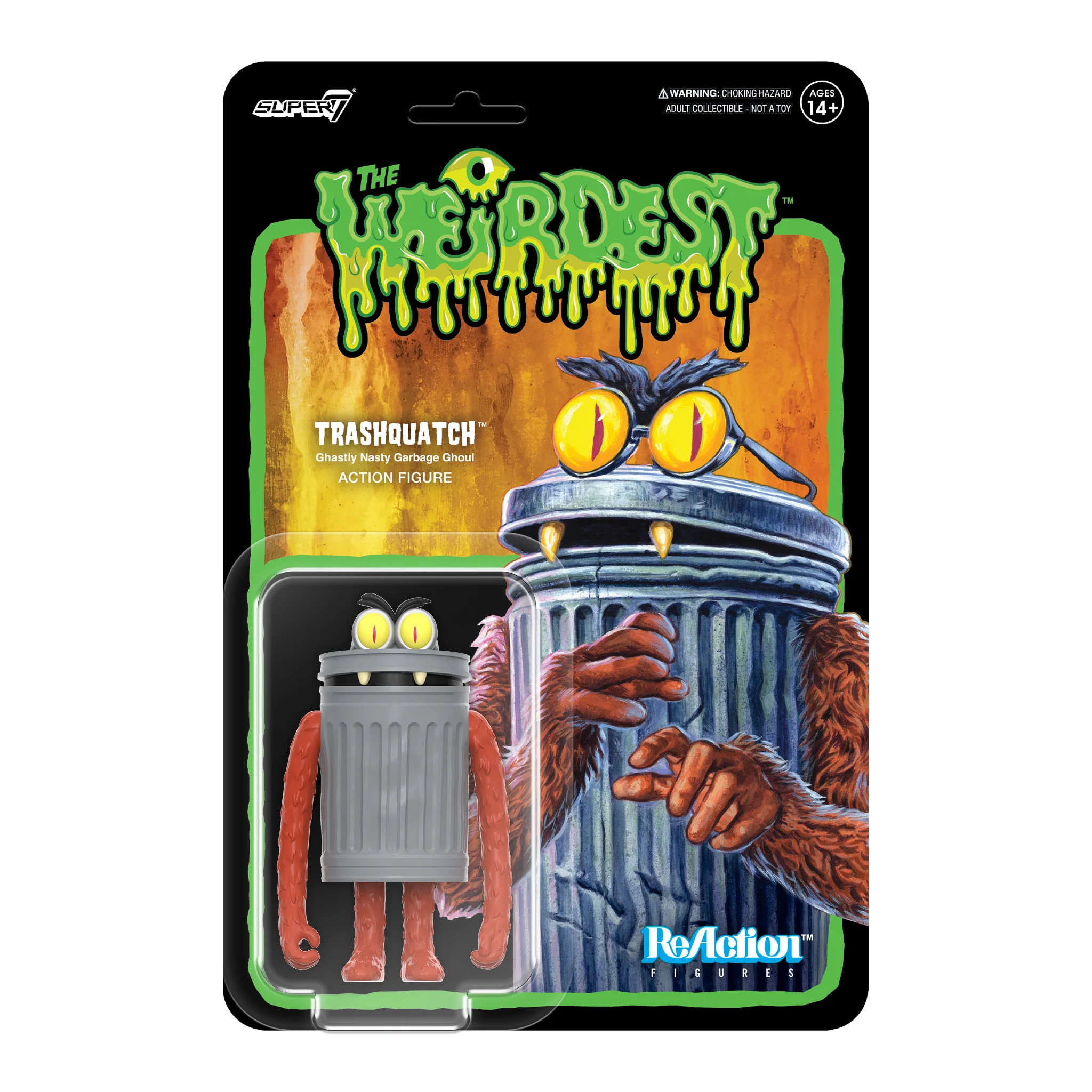 The Weirdest ReAction Figures Wave 1 - Trashquatch