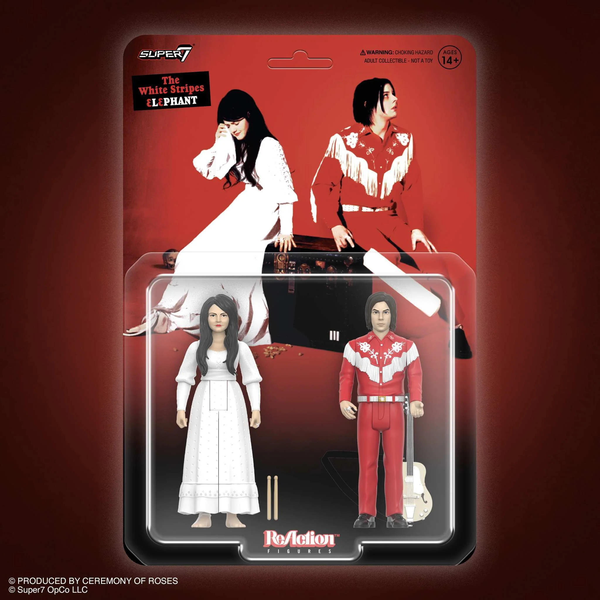 The White Stripes ReAction Figures Wave 02 - The White Stripes 2-Pack (Elephant) - Image 2