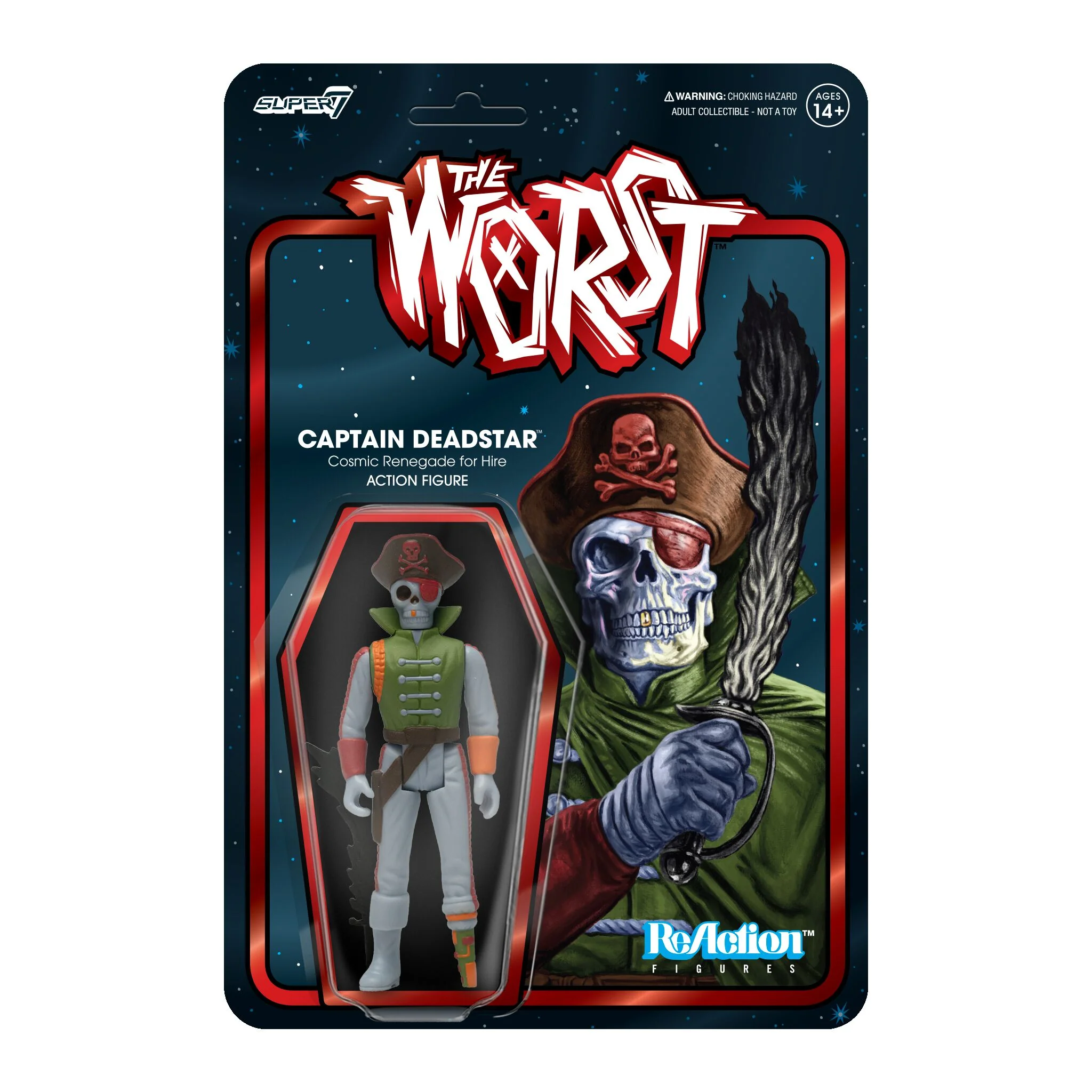 The Worst ReAction Figures Wave 04 (Scum Squad) - Captain Deadstar